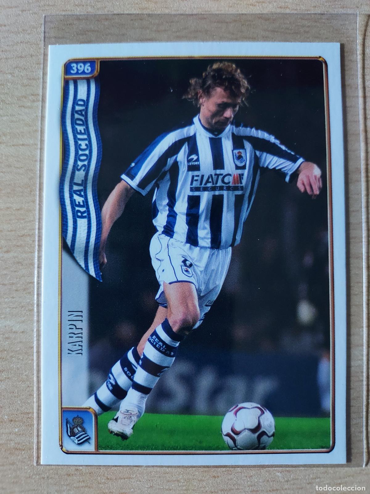 Cromos de F&uacute;tbol: 2004-2005 - 396 KARPIN - REAL SOCIEDAD - MUNDICROMO