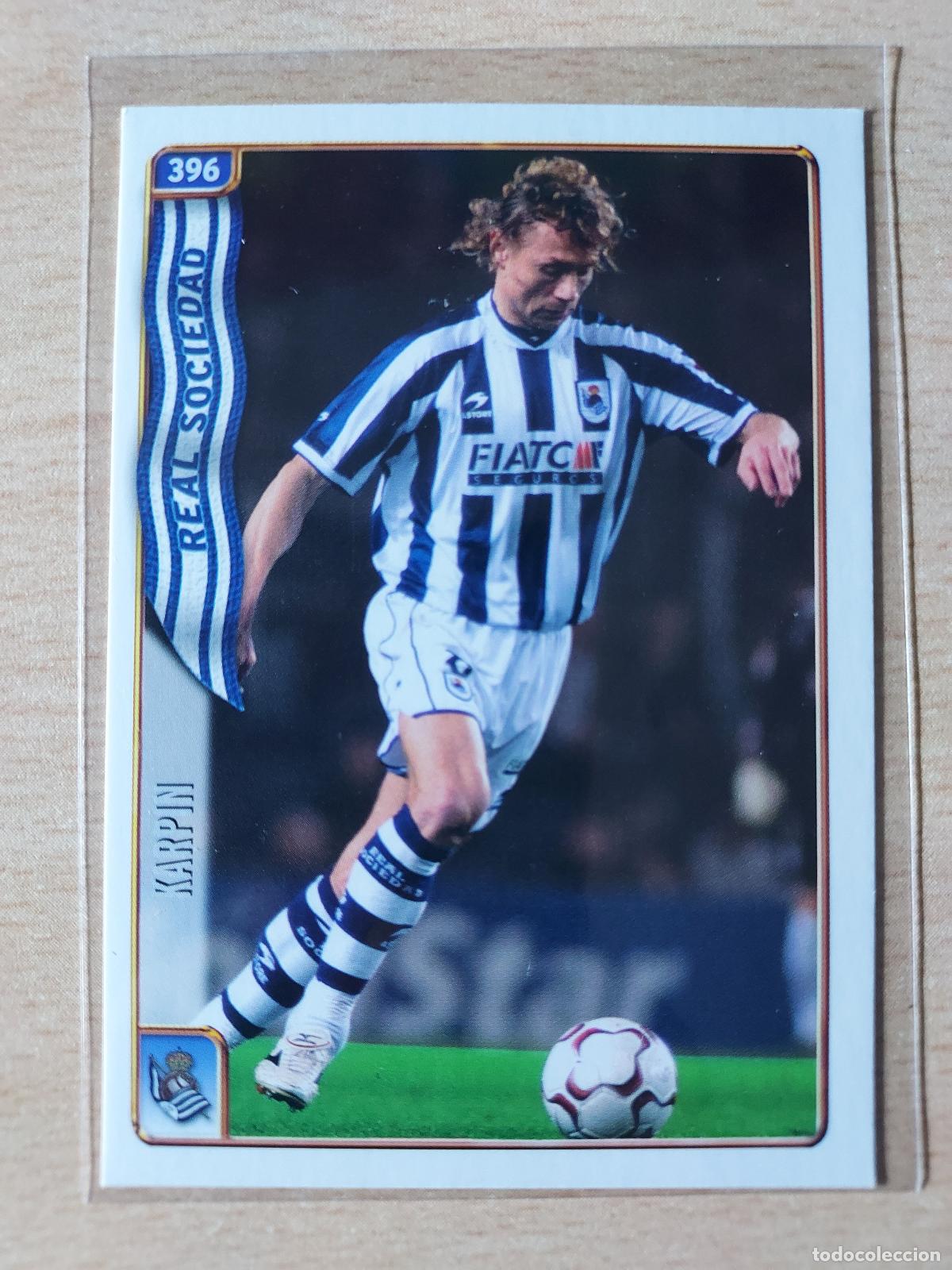 Cromos de F&uacute;tbol: 2004-2005 - 396 KARPIN - REAL SOCIEDAD - MUNDICROMO