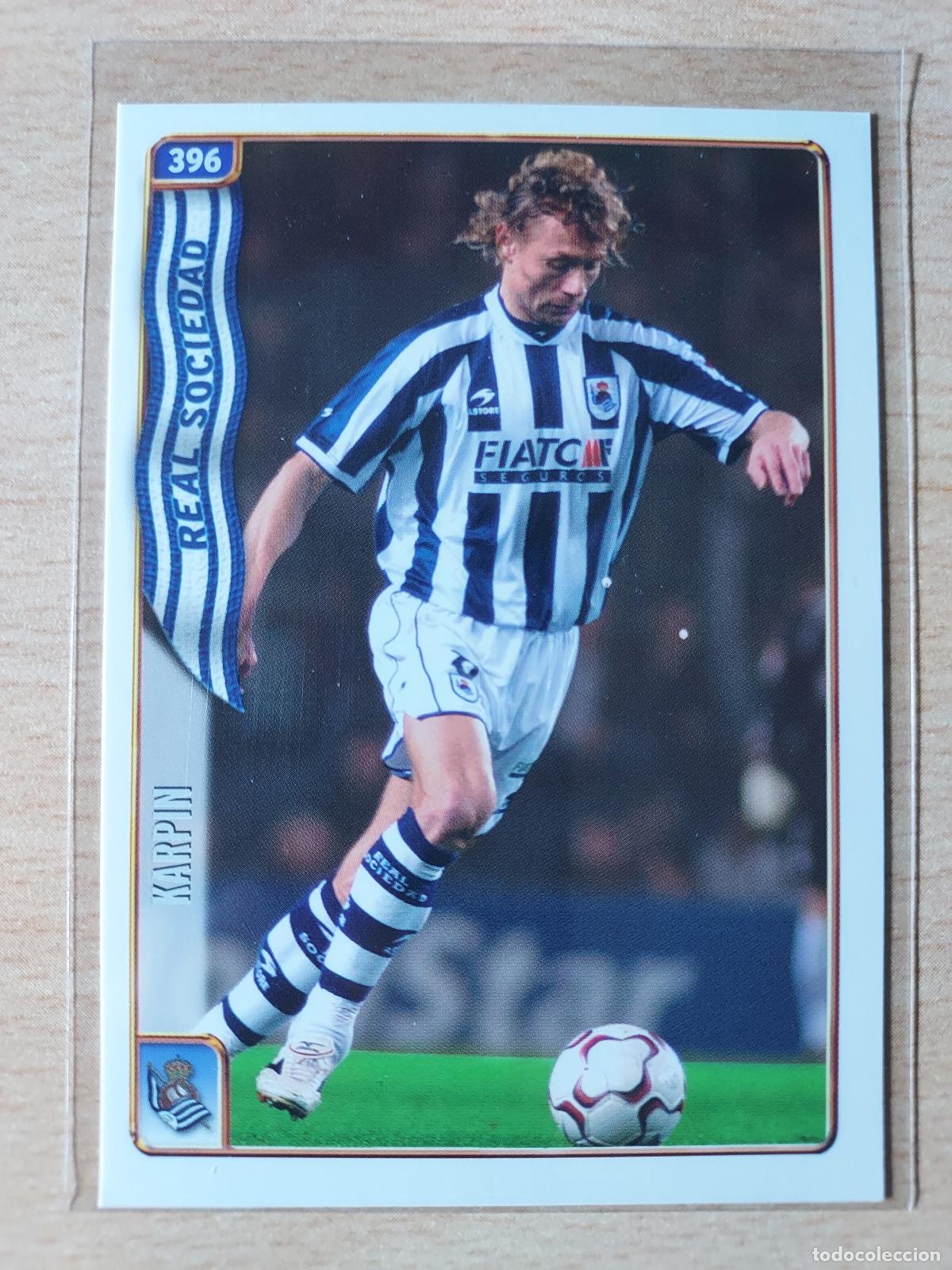 Cromos de F&uacute;tbol: 2004-2005 - 396 KARPIN - REAL SOCIEDAD - MUNDICROMO
