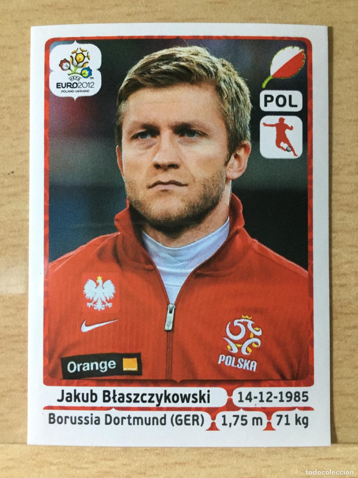 Cromos de F&uacute;tbol: 2012 - 65 JAKUB BLASZCZYKOWSKI - POLONIA - UEFA EURO 2012 - PANINI