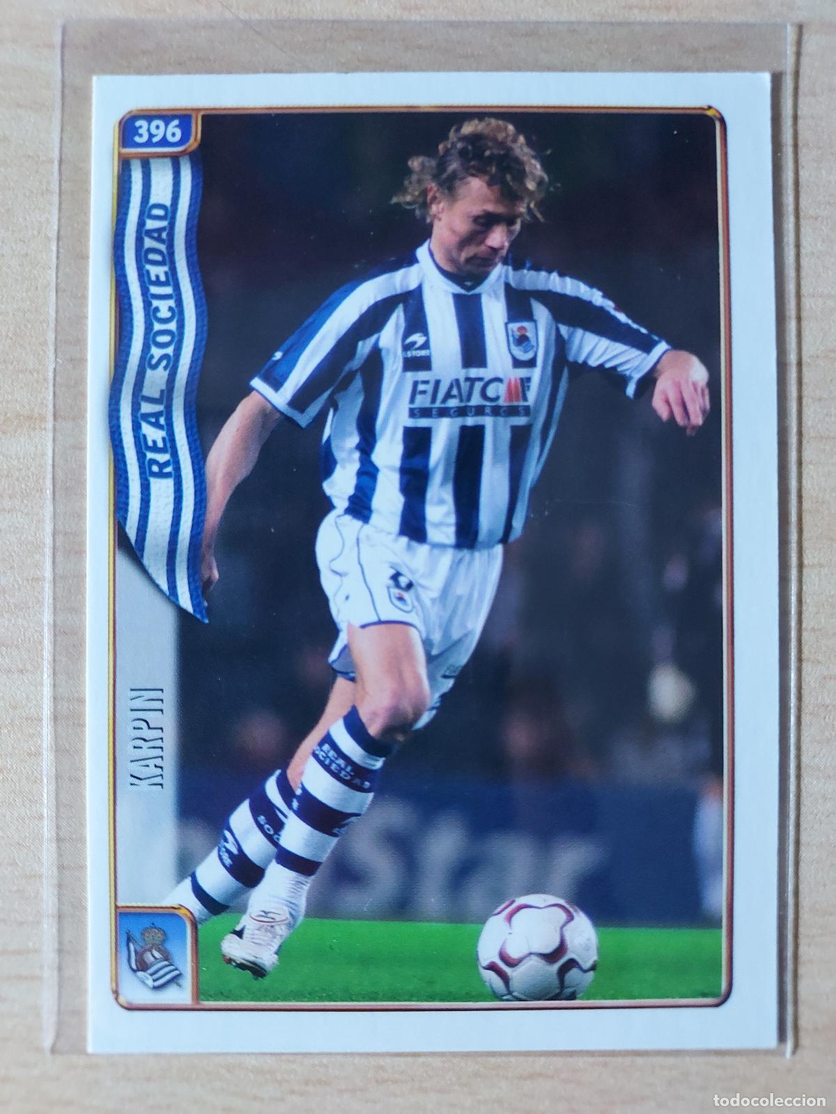 Cromos de F&uacute;tbol: 2004-2005 - 396 KARPIN - REAL SOCIEDAD - MUNDICROMO