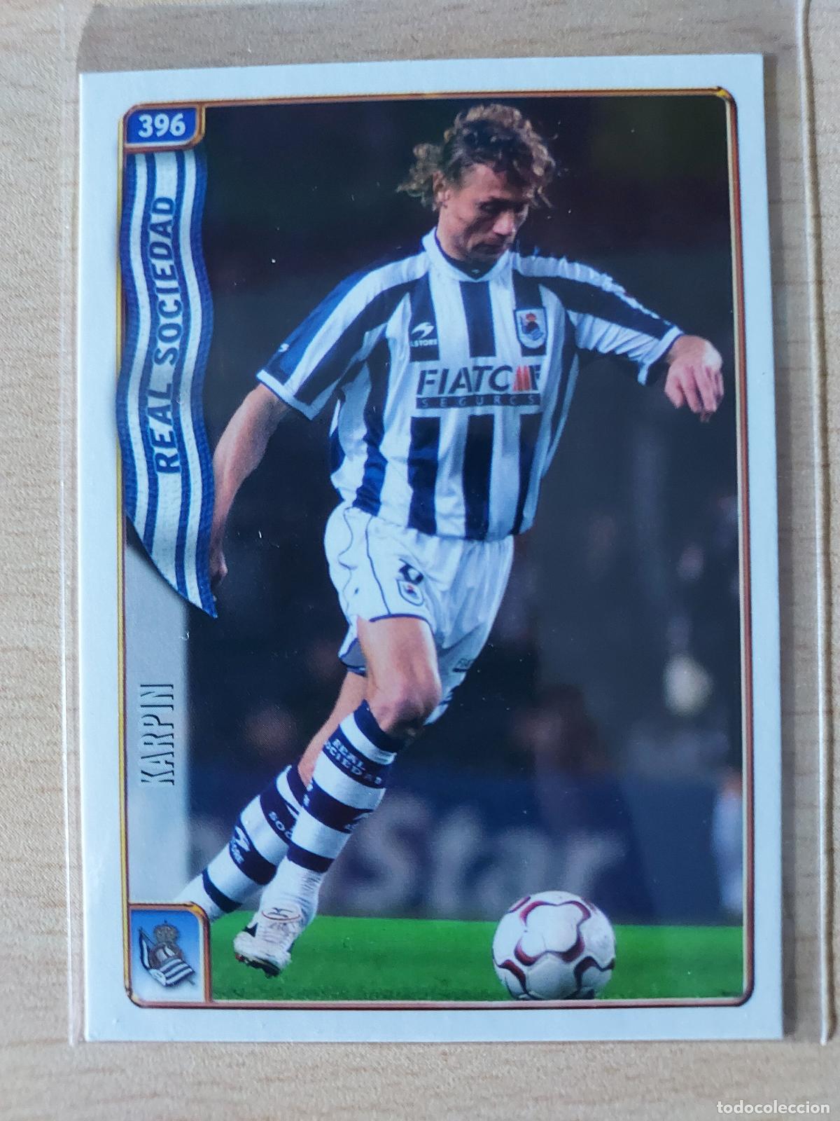 Cromos de F&uacute;tbol: 2004-2005 - 396 KARPIN - REAL SOCIEDAD - MUNDICROMO