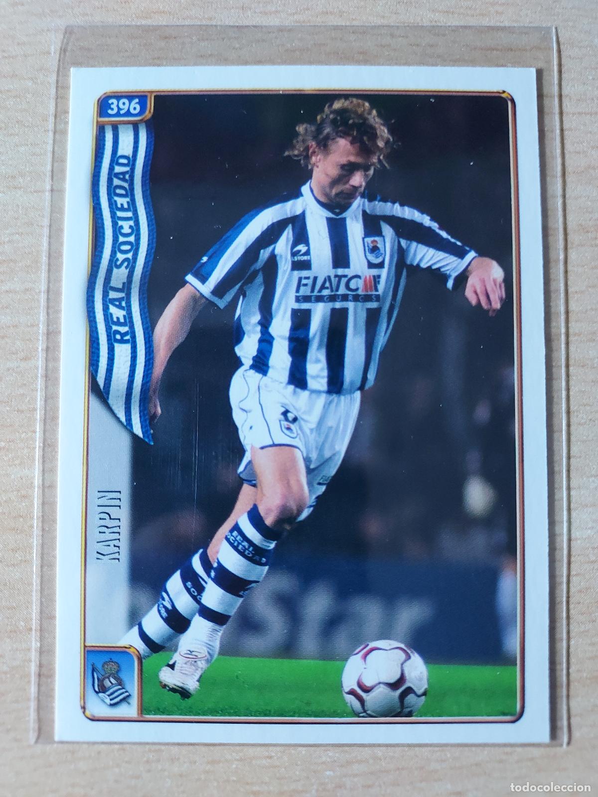 Cromos de F&uacute;tbol: 2004-2005 - 396 KARPIN - REAL SOCIEDAD - MUNDICROMO