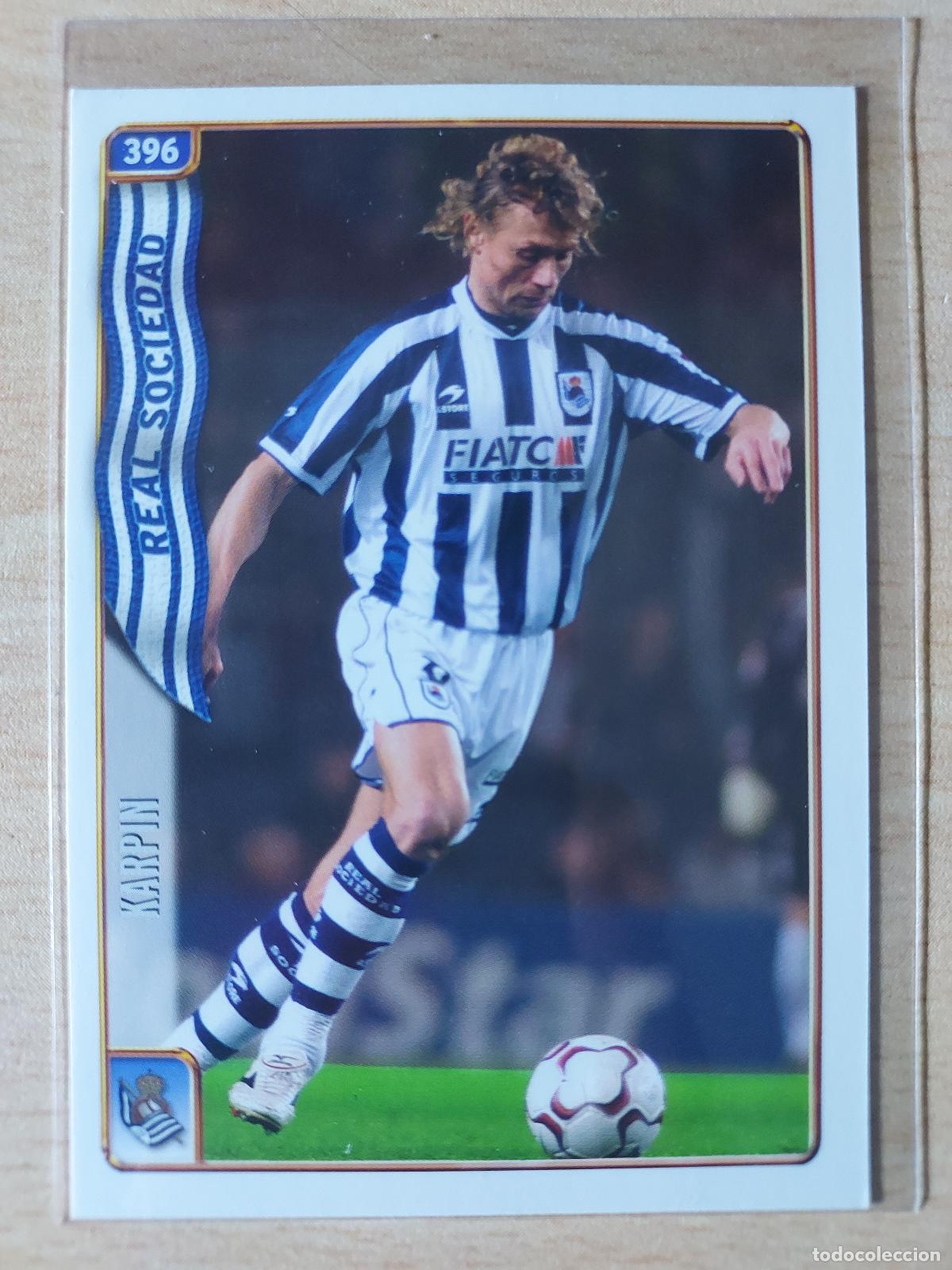 Cromos de F&uacute;tbol: 2004-2005 - 396 KARPIN - REAL SOCIEDAD - MUNDICROMO