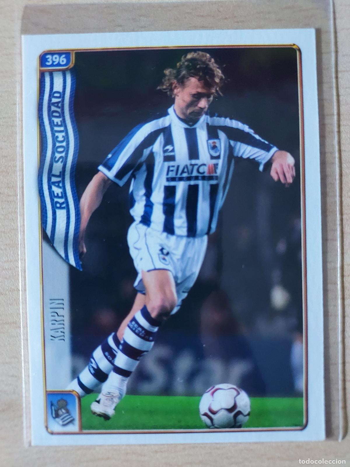 Cromos de F&uacute;tbol: 2004-2005 - 396 KARPIN - REAL SOCIEDAD - MUNDICROMO
