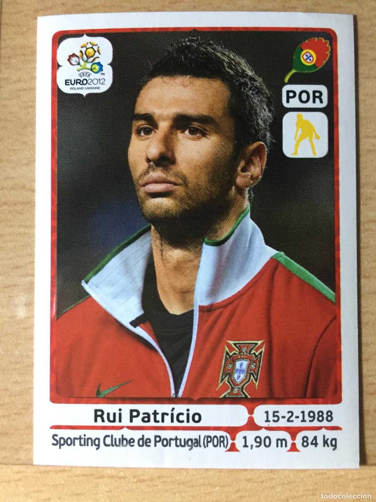 Cromos de F&uacute;tbol: 2012 - 258 RUI PATRICIO - PORTUGAL - UEFA EURO 2012 - PANINI