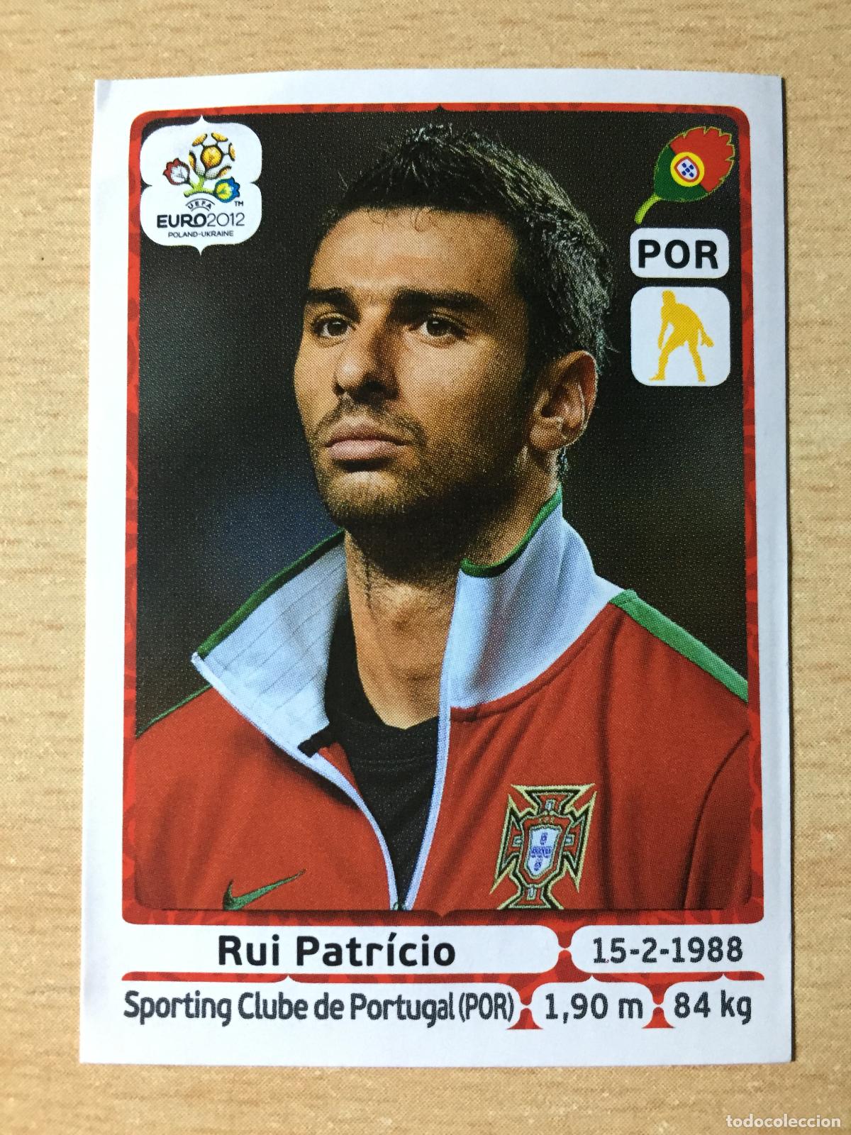 Cromos de F&uacute;tbol: 2012 - 258 RUI PATRICIO - PORTUGAL - UEFA EURO 2012 - PANINI