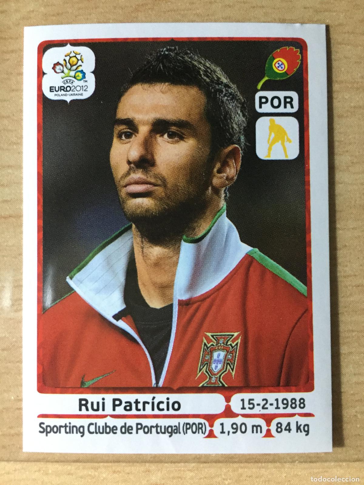 Cromos de F&uacute;tbol: 2012 - 258 RUI PATRICIO - PORTUGAL - UEFA EURO 2012 - PANINI