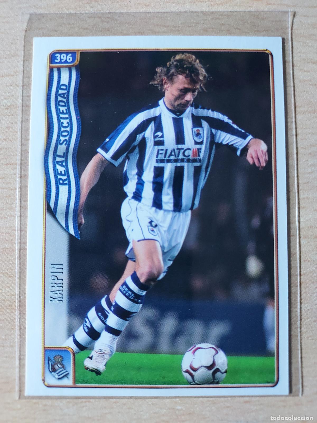 Cromos de Futebol: 2004-2005 - 396 KARPIN - REAL SOCIEDAD - MUNDICROMO