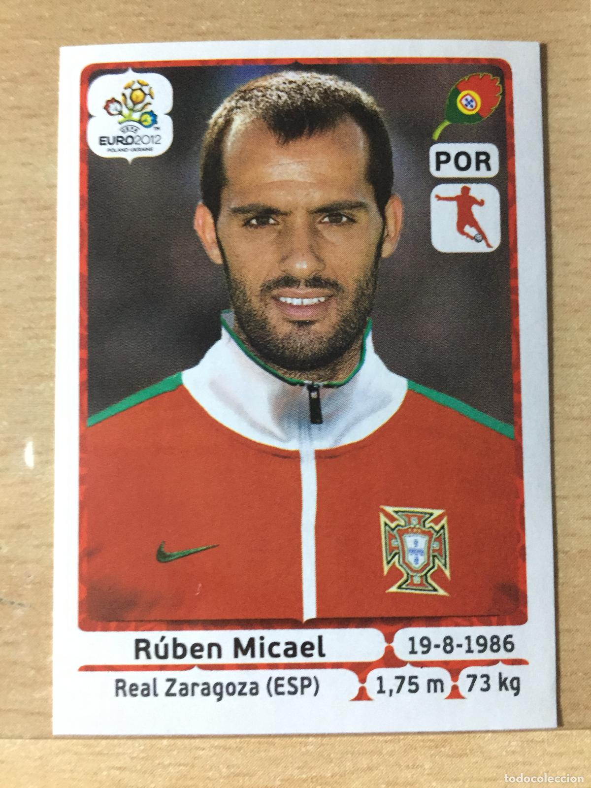 Cartes &agrave; collectionner de Football: 2012 - 271 RUBEN MICAEL - PORTUGAL - UEFA EURO 2012 - PANINI
