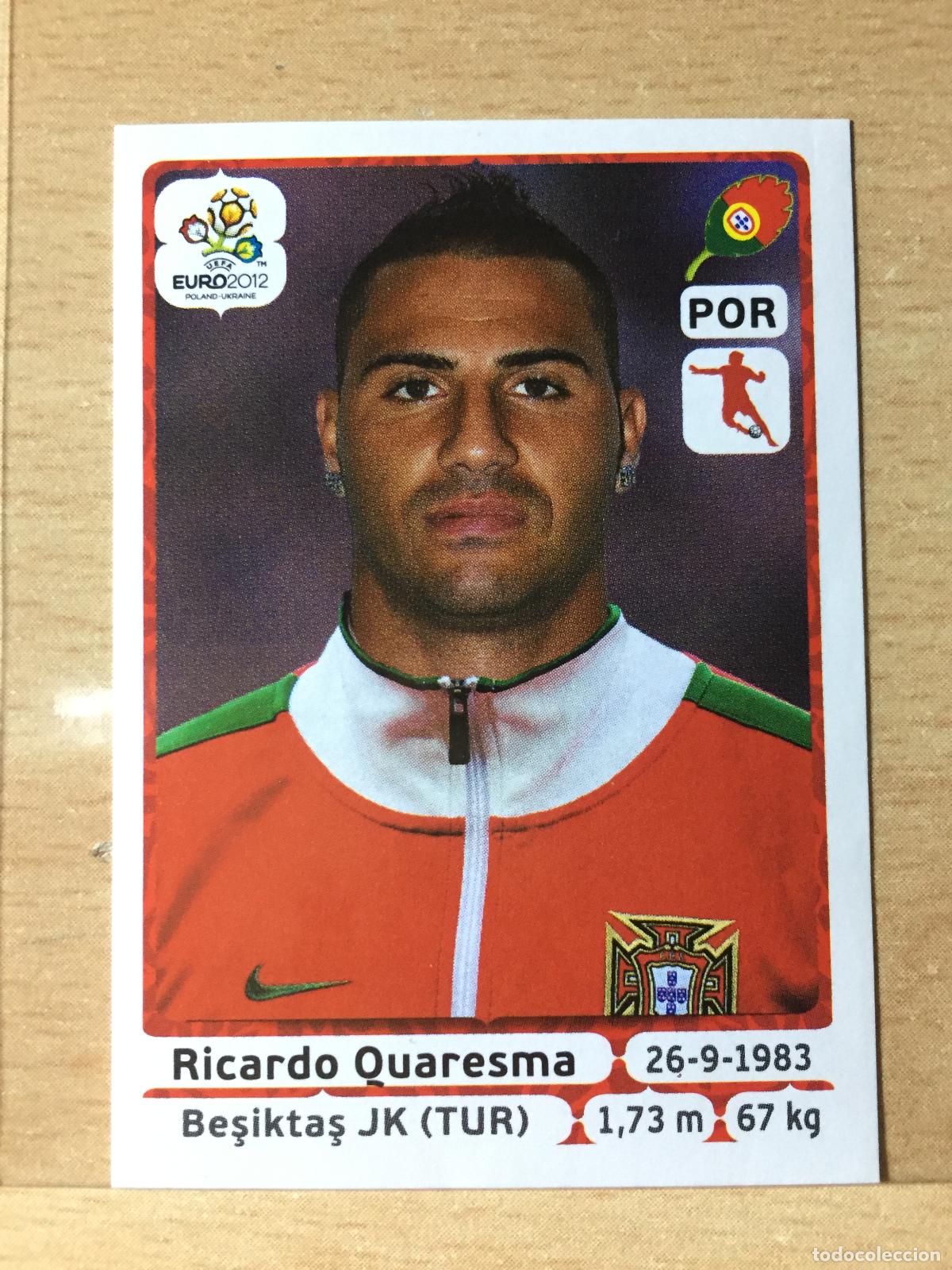 Cartes &agrave; collectionner de Football: 2012 - 273 RICARDO QUARESMA - PORTUGAL - UEFA EURO 2012 - PANINI