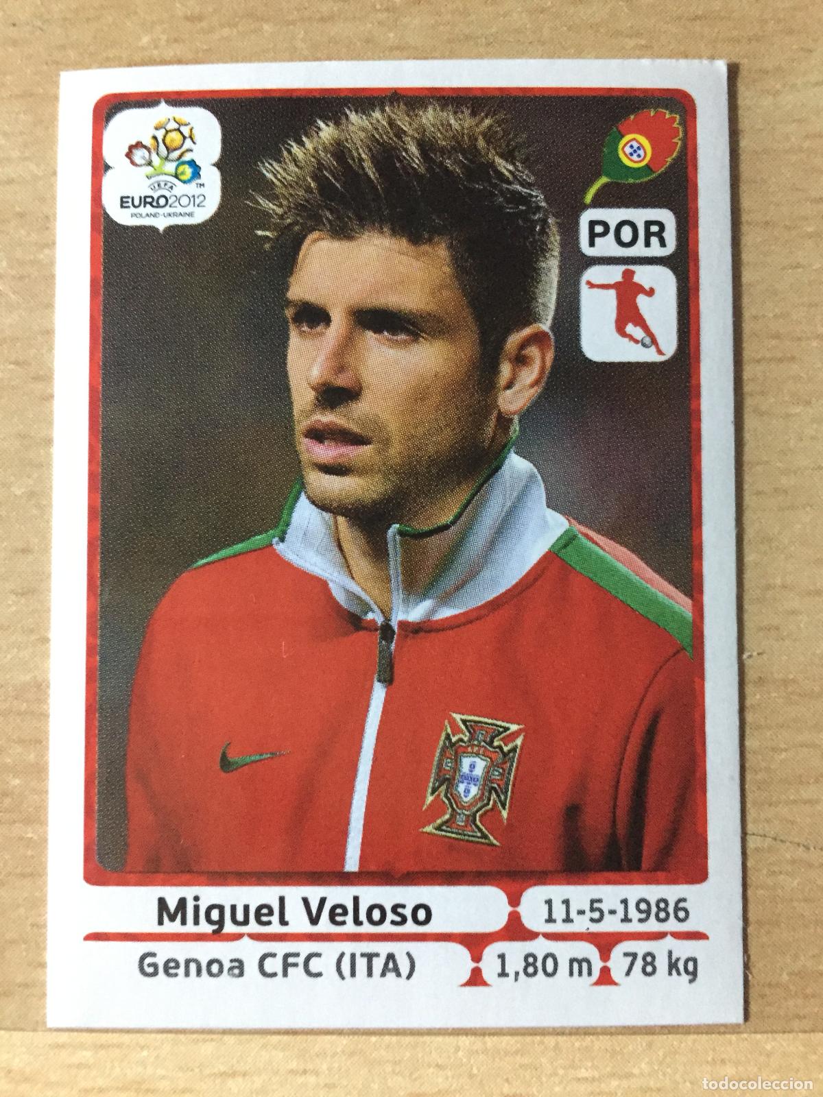 Cartes &agrave; collectionner de Football: 2012 - 270 MIGUEL VELOSO - PORTUGAL - UEFA EURO 2012 - PANINI