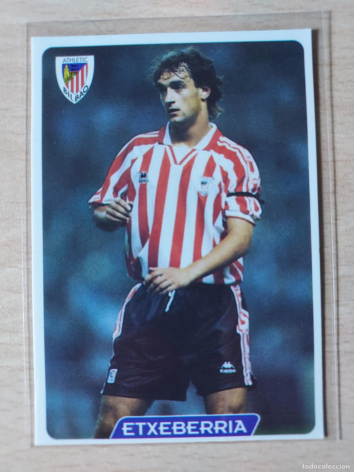Cartes &agrave; collectionner de Football: 1995-1996 - 144 ETXEBERRIA - ATHLETIC DE BILBAO - MUNDICROMO