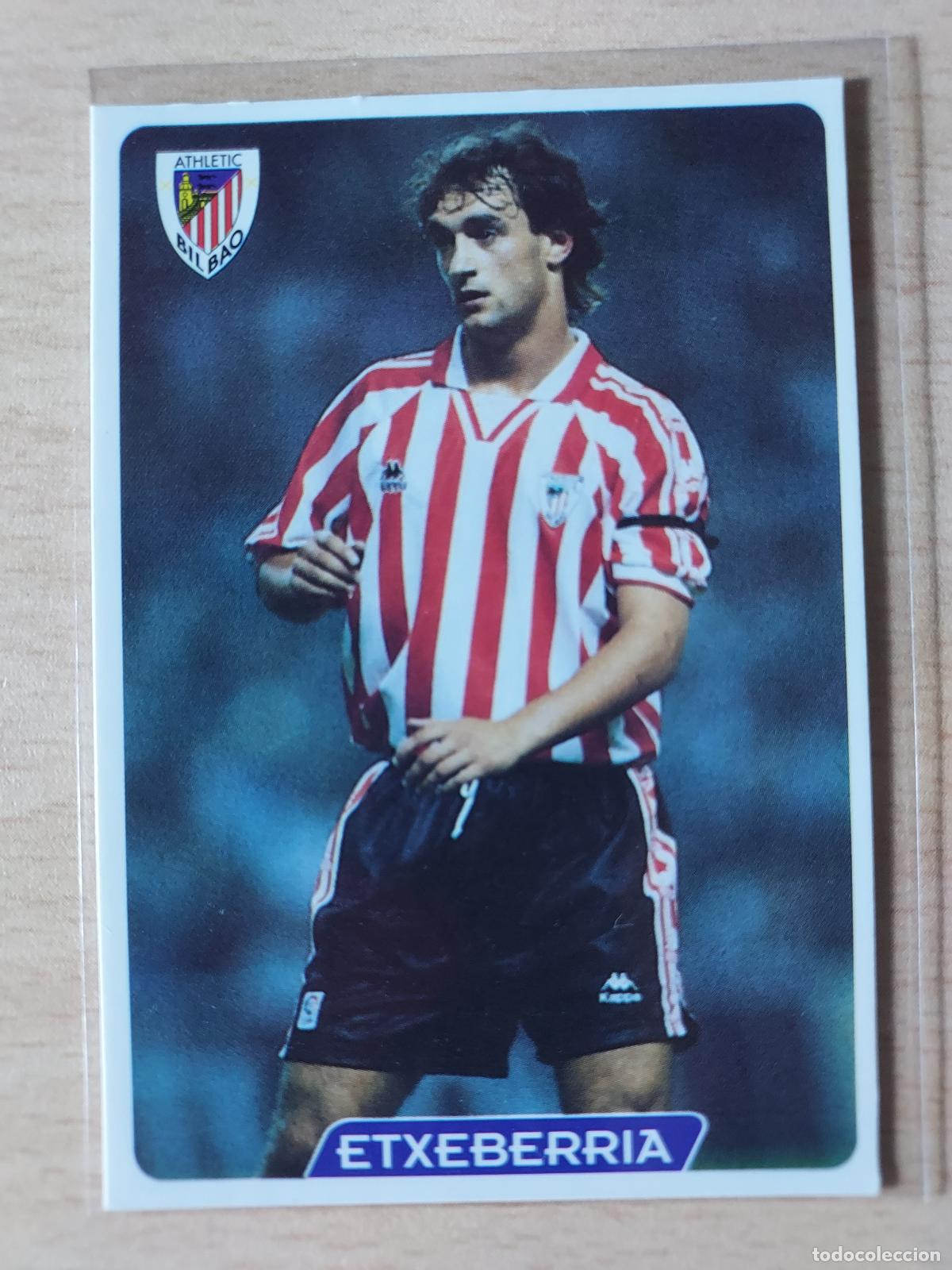 Cartes &agrave; collectionner de Football: 1995-1996 - 144 ETXEBERRIA - ATHLETIC DE BILBAO - MUNDICROMO
