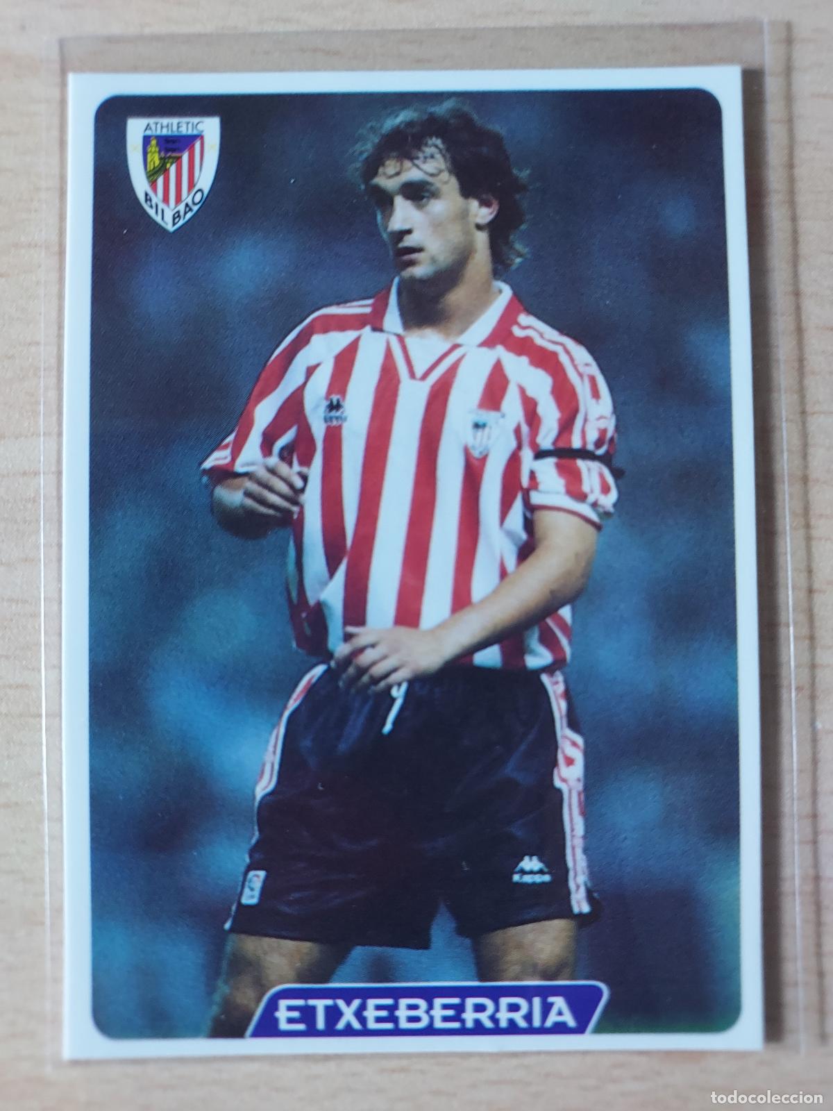 Cartes &agrave; collectionner de Football: 1995-1996 - 144 ETXEBERRIA - ATHLETIC DE BILBAO - MUNDICROMO