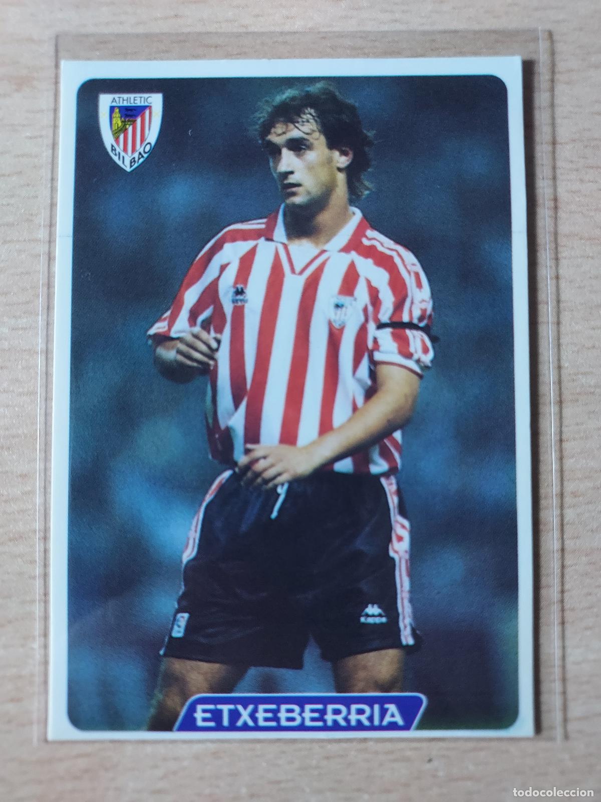 Cartes &agrave; collectionner de Football: 1995-1996 - 144 ETXEBERRIA - ATHLETIC DE BILBAO - MUNDICROMO
