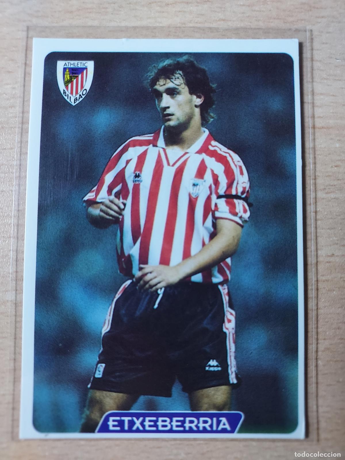 Cartes &agrave; collectionner de Football: 1995-1996 - 144 ETXEBERRIA - ATHLETIC DE BILBAO - MUNDICROMO