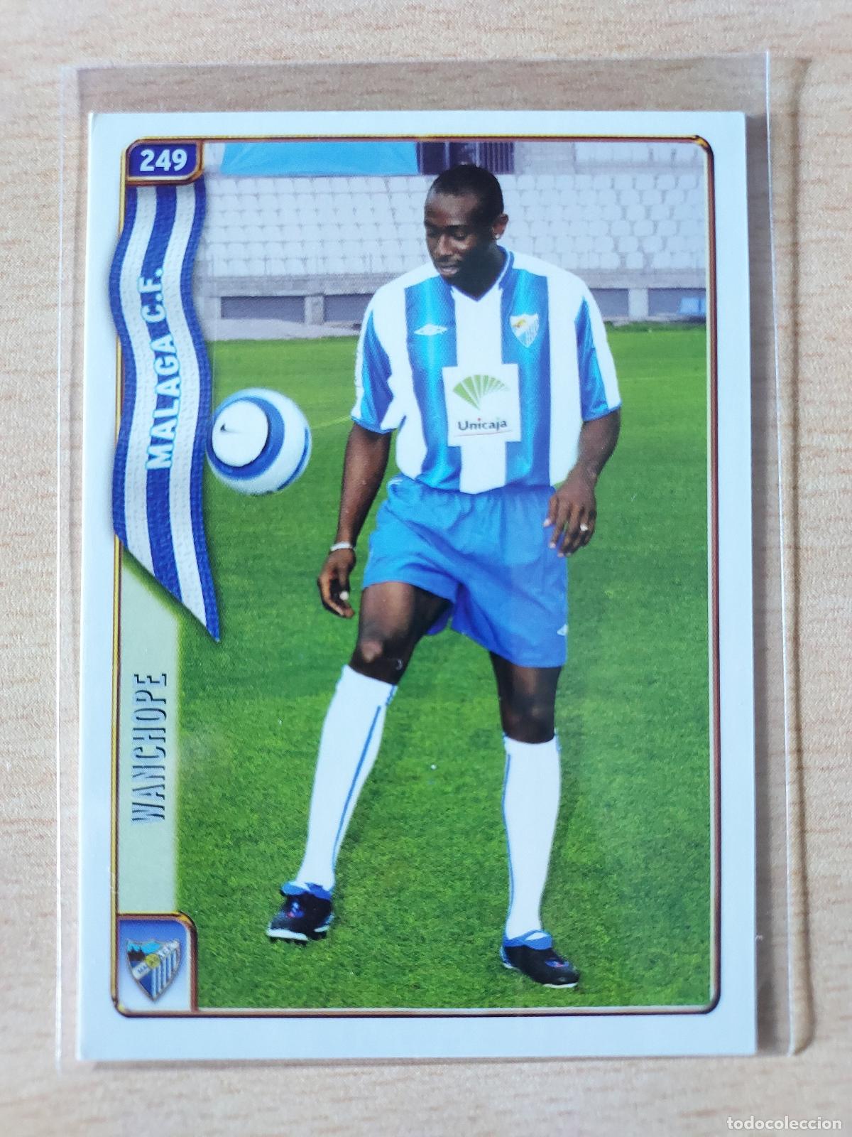 Cartes &agrave; collectionner de Football: 2004-2005 - 249 WANCHOPE - MALAGA CF - MUNDICROMO
