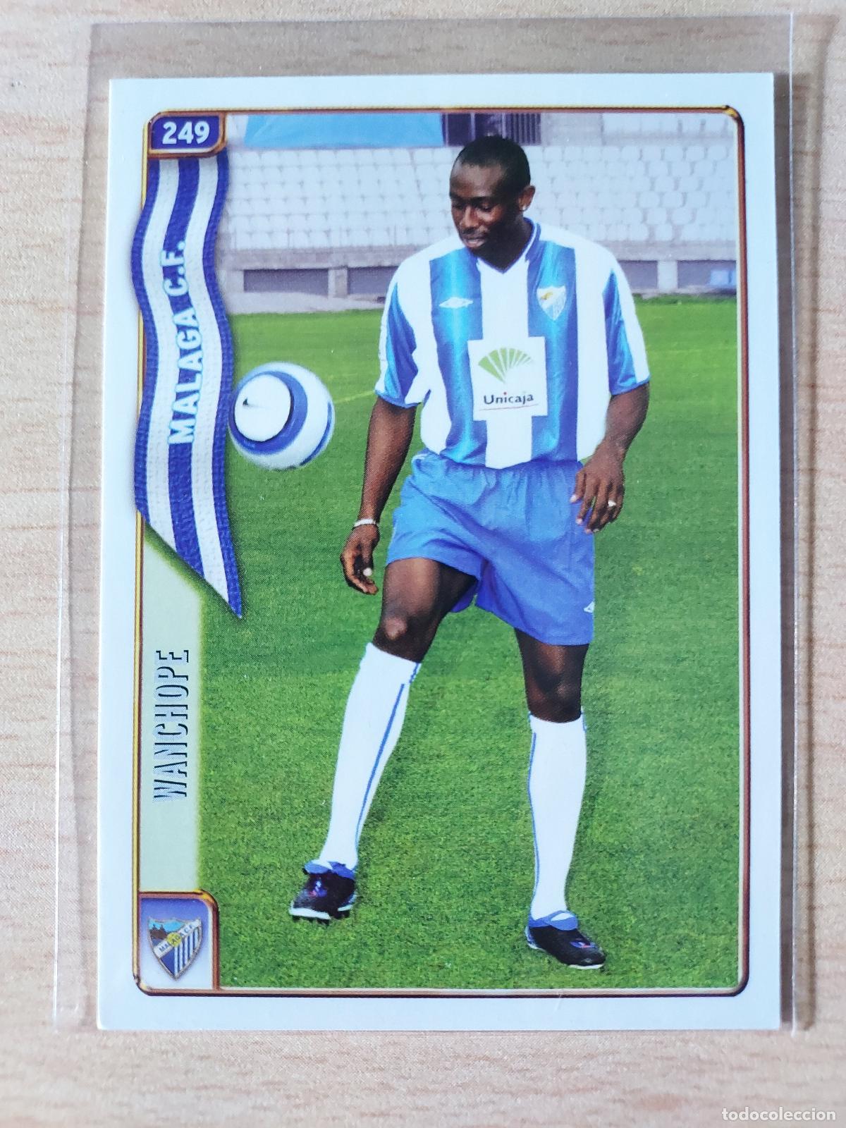 Cartes &agrave; collectionner de Football: 2004-2005 - 249 WANCHOPE - MALAGA CF - MUNDICROMO