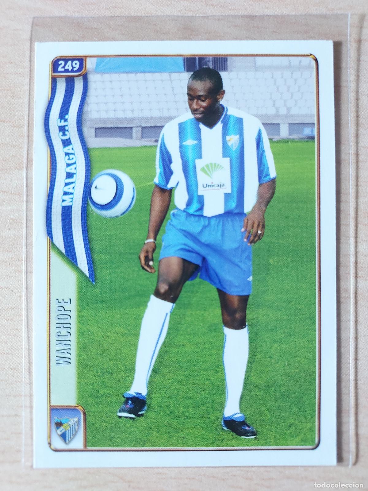 Cartes &agrave; collectionner de Football: 2004-2005 - 249 WANCHOPE - MALAGA CF - MUNDICROMO