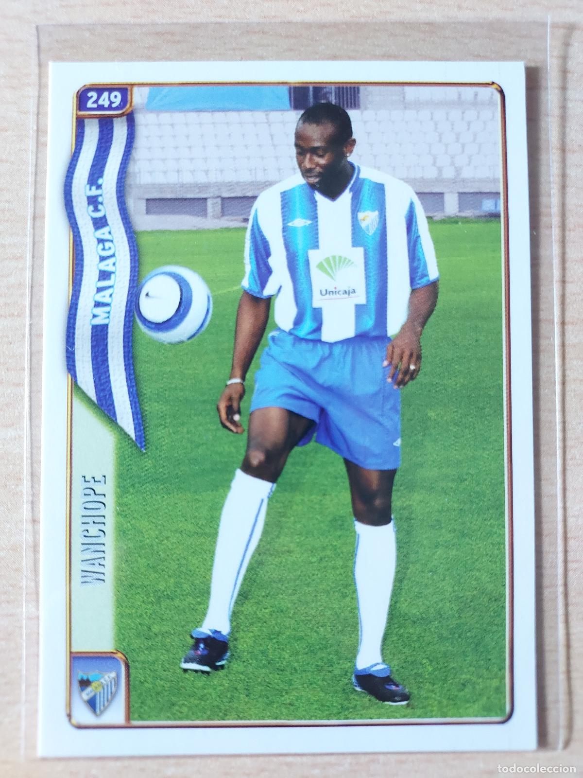 Cartes &agrave; collectionner de Football: 2004-2005 - 249 WANCHOPE - MALAGA CF - MUNDICROMO