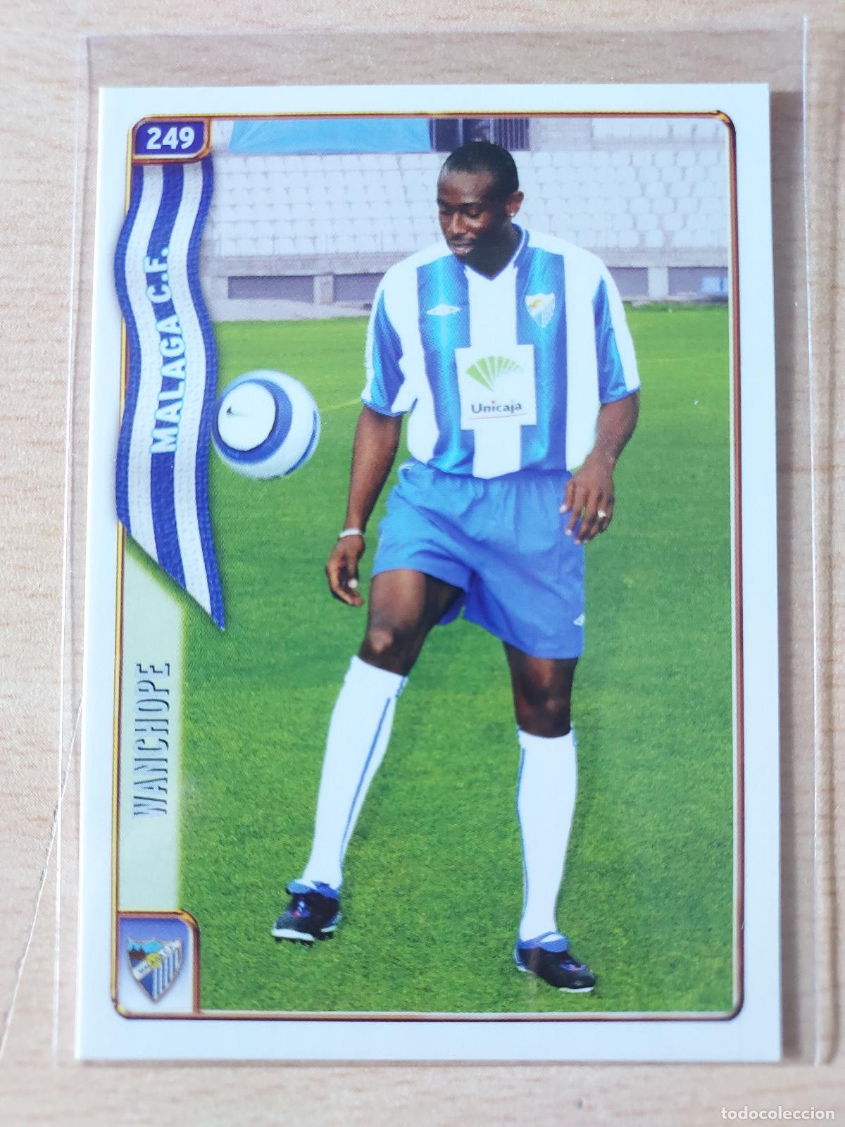 Cartes &agrave; collectionner de Football: 2004-2005 - 249 WANCHOPE - MALAGA CF - MUNDICROMO