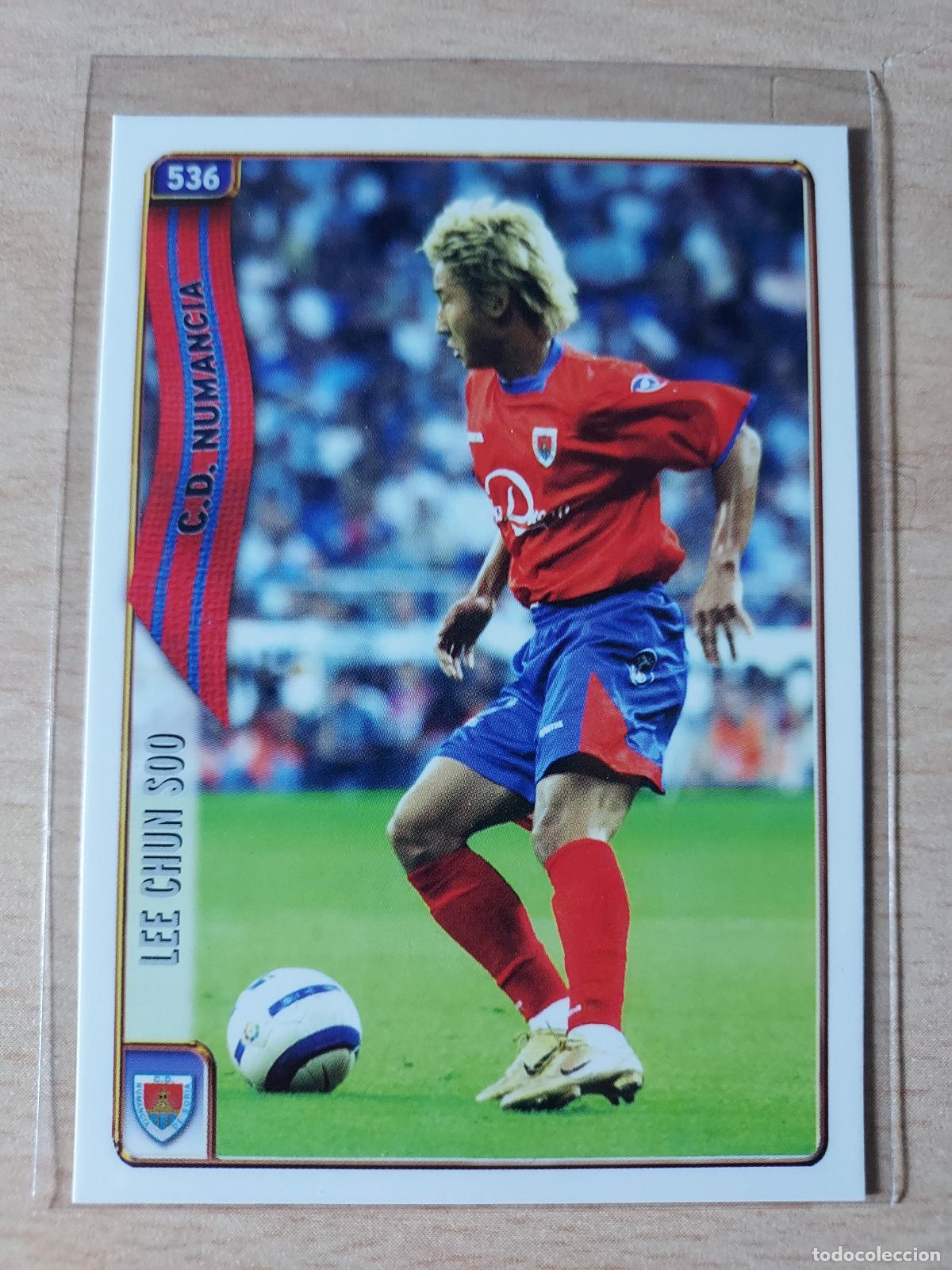 Cartes &agrave; collectionner de Football: 2004-2005 - 536 LEE CHUN SOO (ERROR) - CD NUMANCIA - MUNDICROMO