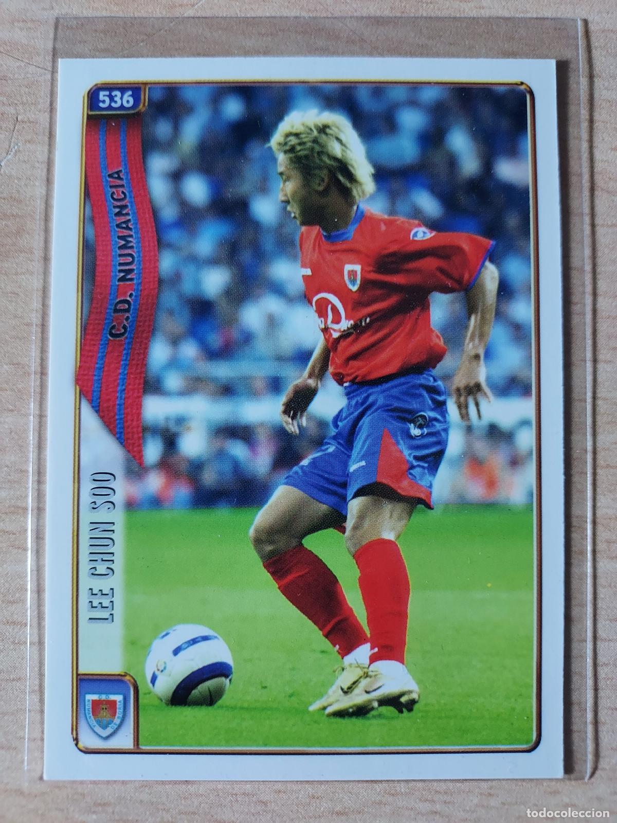 Cartes &agrave; collectionner de Football: 2004-2005 - 536 LEE CHUN SOO (ERROR) - CD NUMANCIA - MUNDICROMO