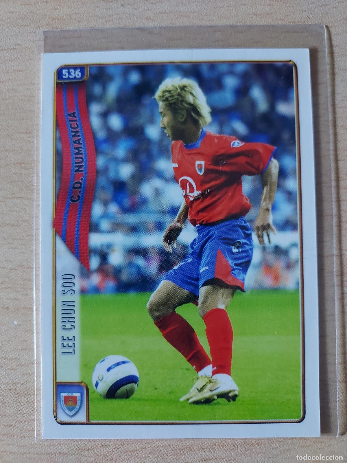 Cartes &agrave; collectionner de Football: 2004-2005 - 536 LEE CHUN SOO (ERROR) - CD NUMANCIA - MUNDICROMO