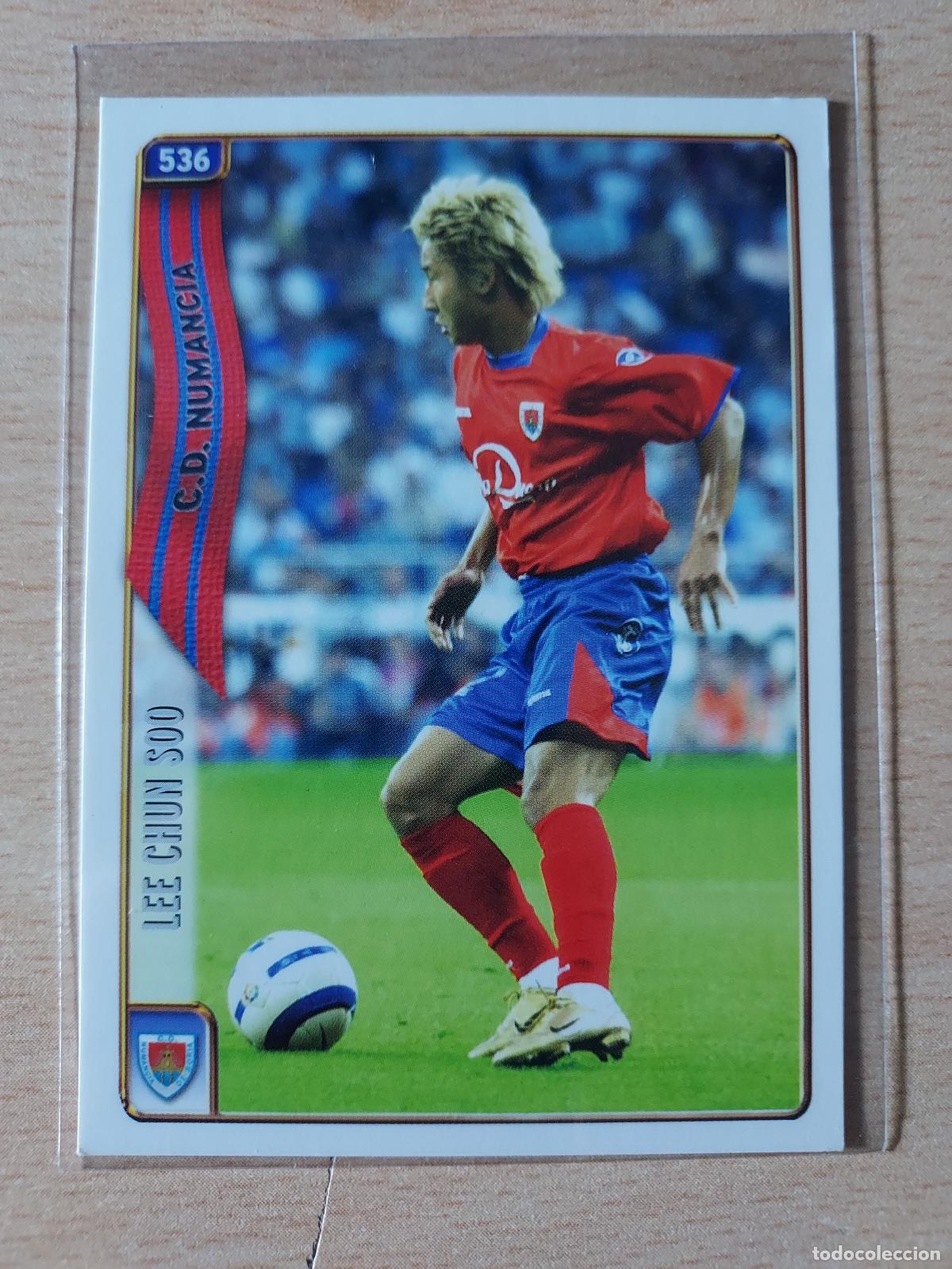 Cartes &agrave; collectionner de Football: 2004-2005 - 536 LEE CHUN SOO (ERROR) - CD NUMANCIA - MUNDICROMO