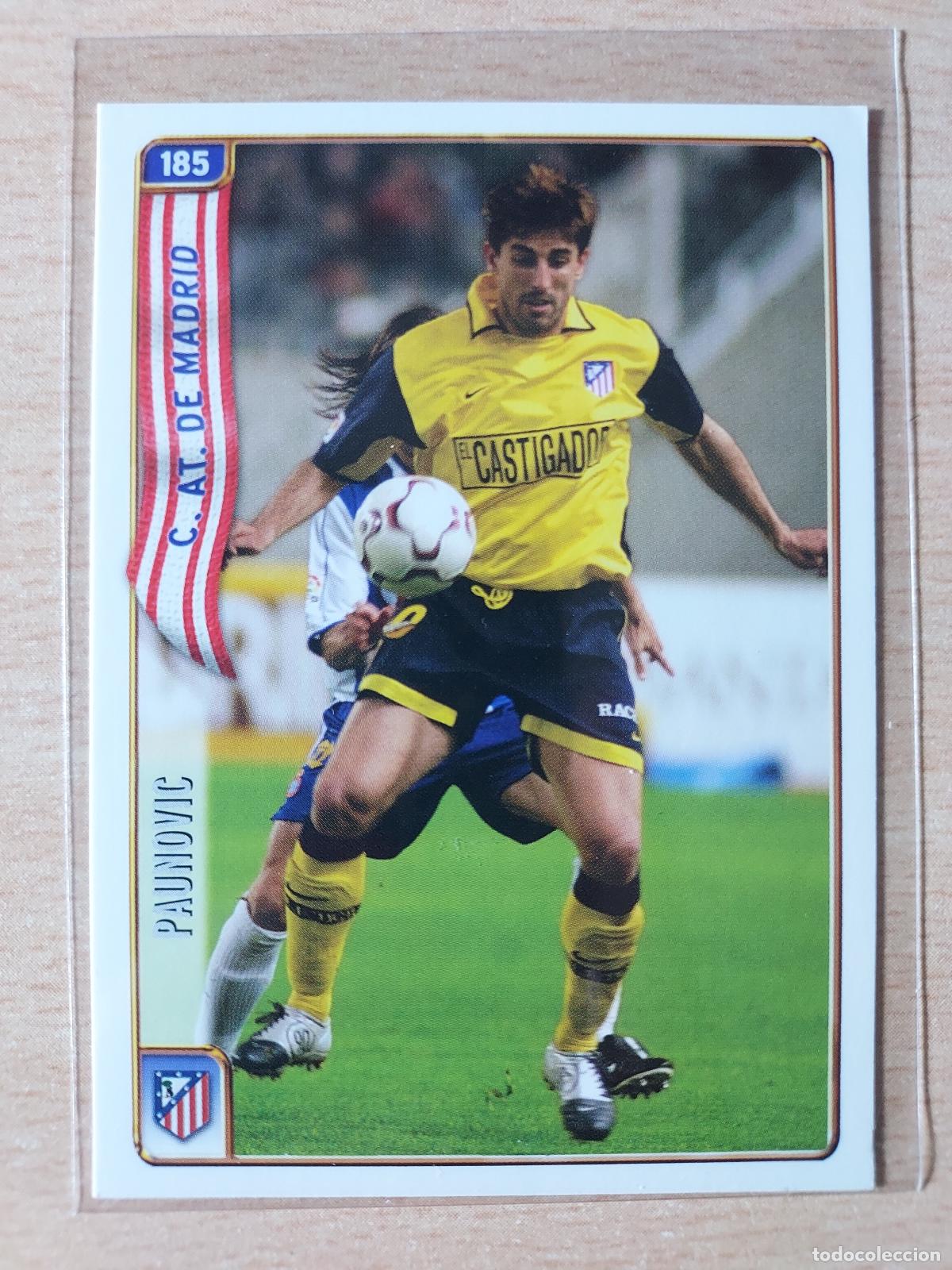 Cartes &agrave; collectionner de Football: 2004-2005 - 185 PAUNOVIC - ATLETICO DE MADRID - MUNDICROMO