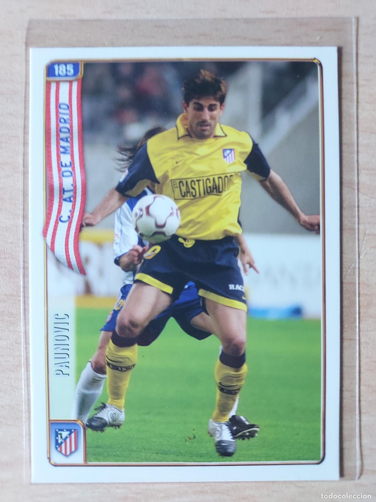 Cartes &agrave; collectionner de Football: 2004-2005 - 185 PAUNOVIC - ATLETICO DE MADRID - MUNDICROMO