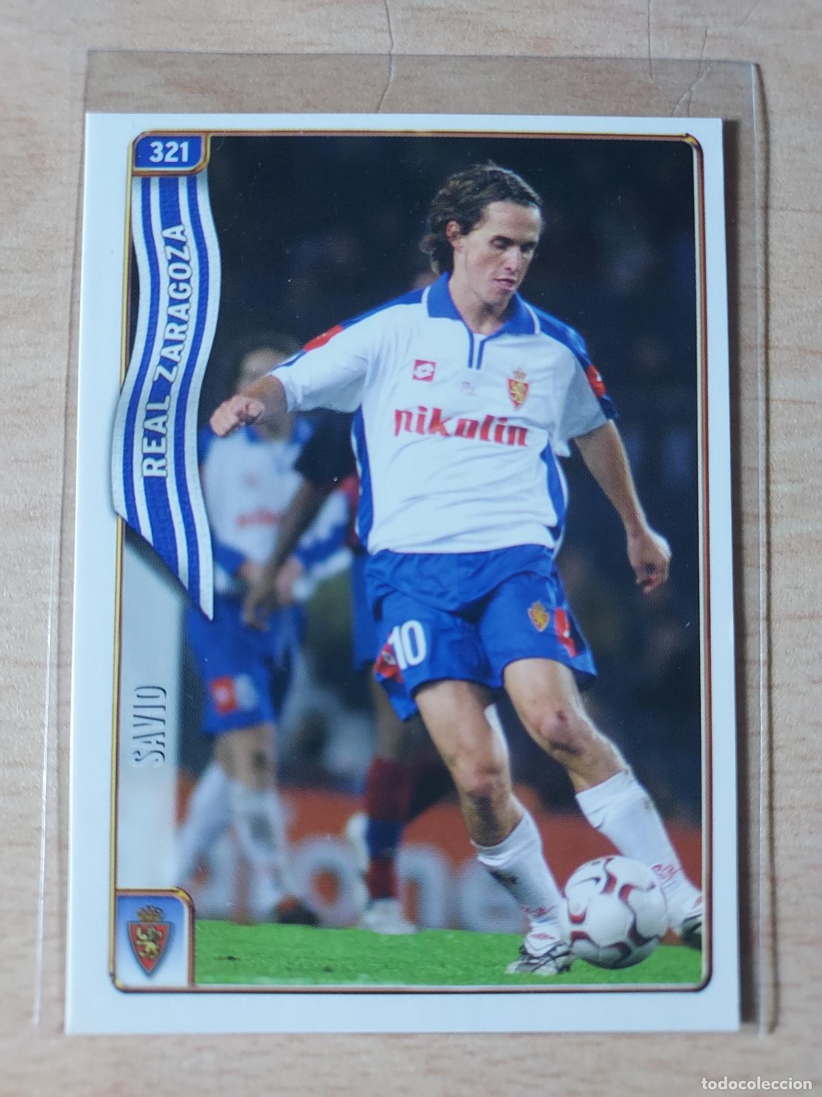 Cartes &agrave; collectionner de Football: 2004-2005 - 321 SAVIO - REAL ZARAGOZA - MUNDICROMO