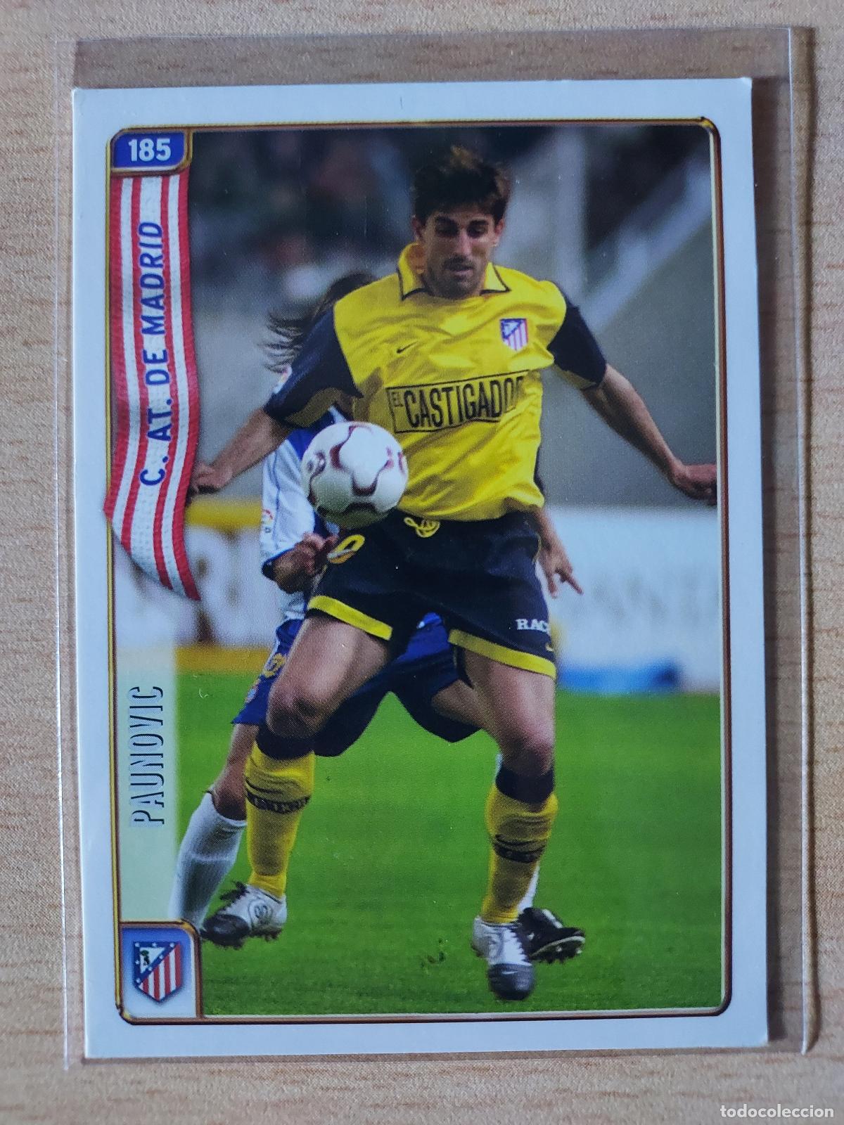 Cartes &agrave; collectionner de Football: 2004-2005 - 185 PAUNOVIC - ATLETICO DE MADRID - MUNDICROMO