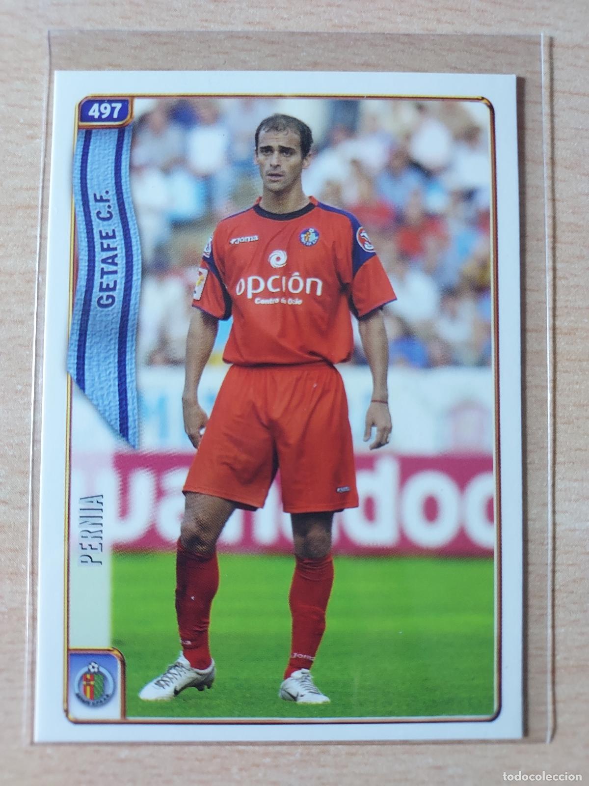 Cromos de F&uacute;tbol: 2004-2005 - 497 PERNIA - GETAFE CF - MUNDICROMO