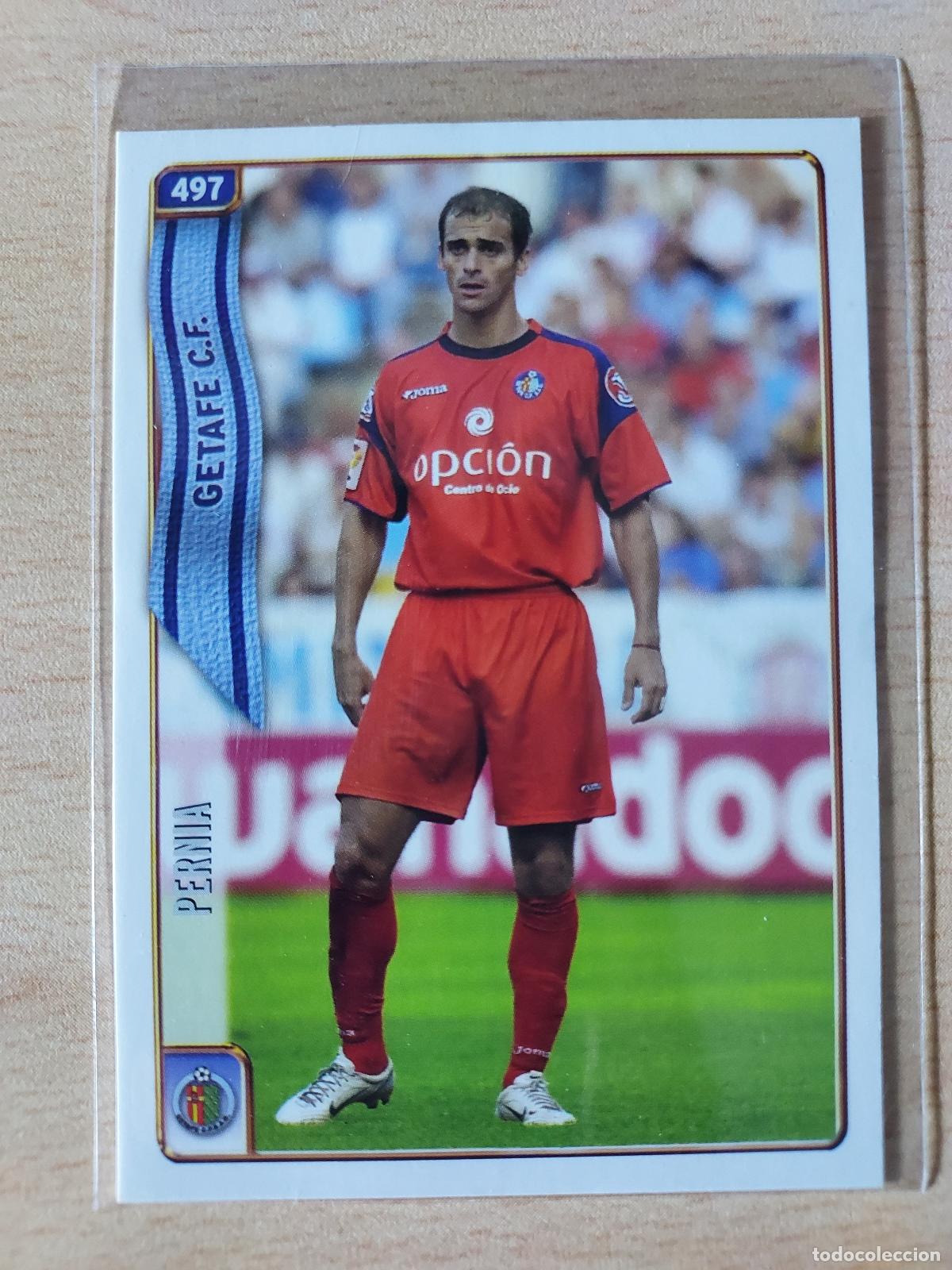 Cromos de F&uacute;tbol: 2004-2005 - 497 PERNIA - GETAFE CF - MUNDICROMO