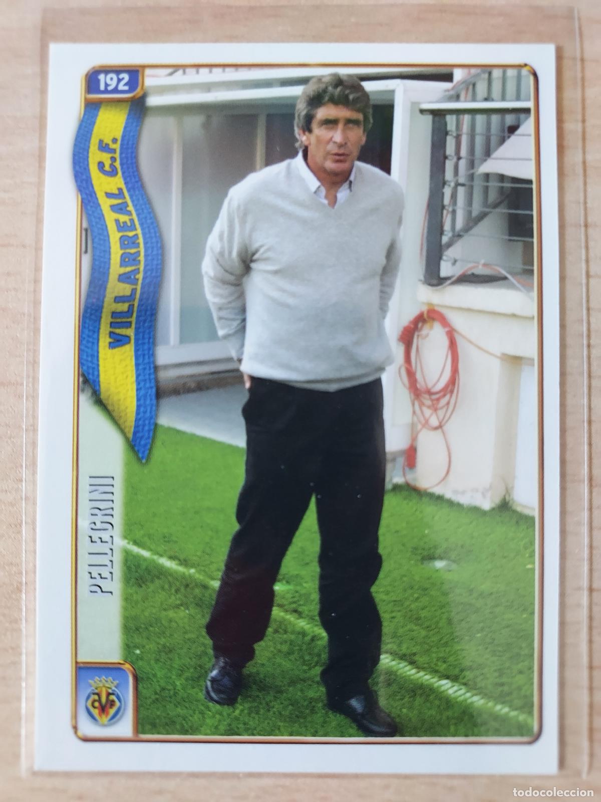 Cromos de F&uacute;tbol: 2004-2005 - 192 PELLEGRINI - VILLARREAL CF - MUNDICROMO