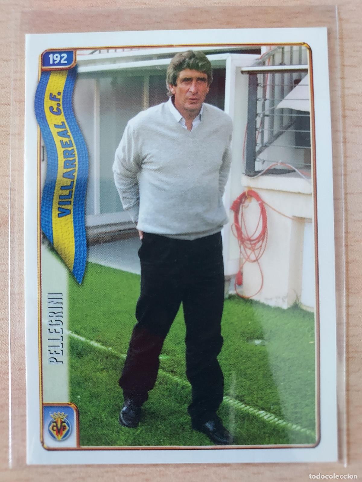 Cromos de F&uacute;tbol: 2004-2005 - 192 PELLEGRINI - VILLARREAL CF - MUNDICROMO