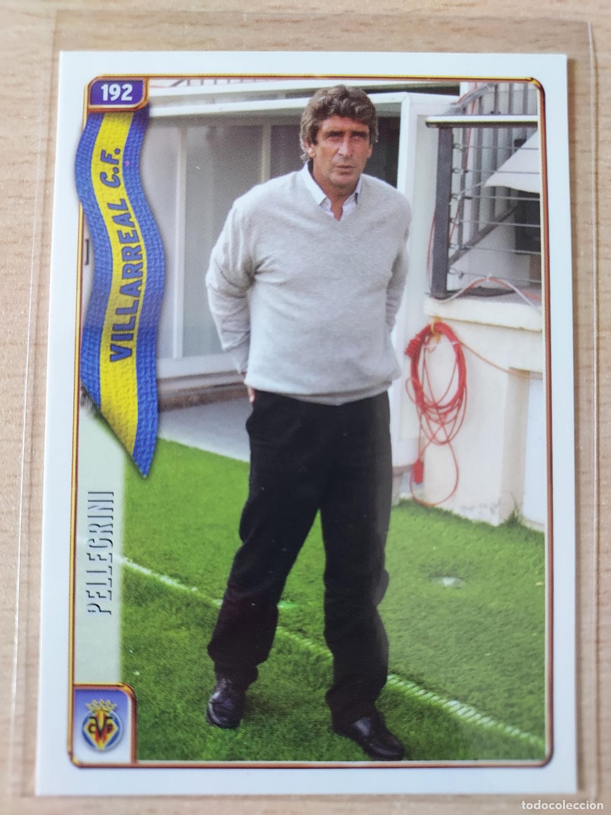 Cromos de F&uacute;tbol: 2004-2005 - 192 PELLEGRINI - VILLARREAL CF - MUNDICROMO