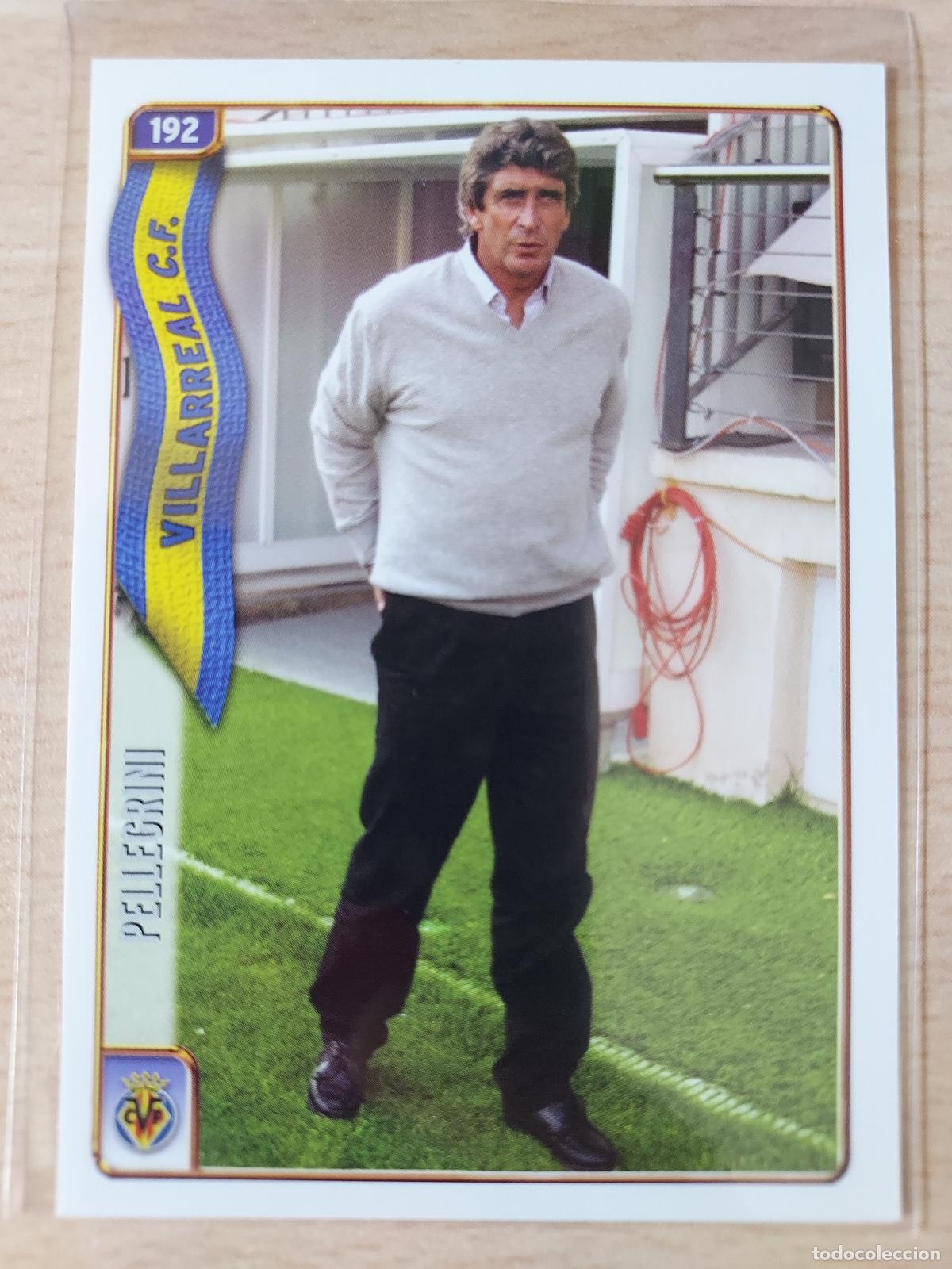 Cromos de F&uacute;tbol: 2004-2005 - 192 PELLEGRINI - VILLARREAL CF - MUNDICROMO