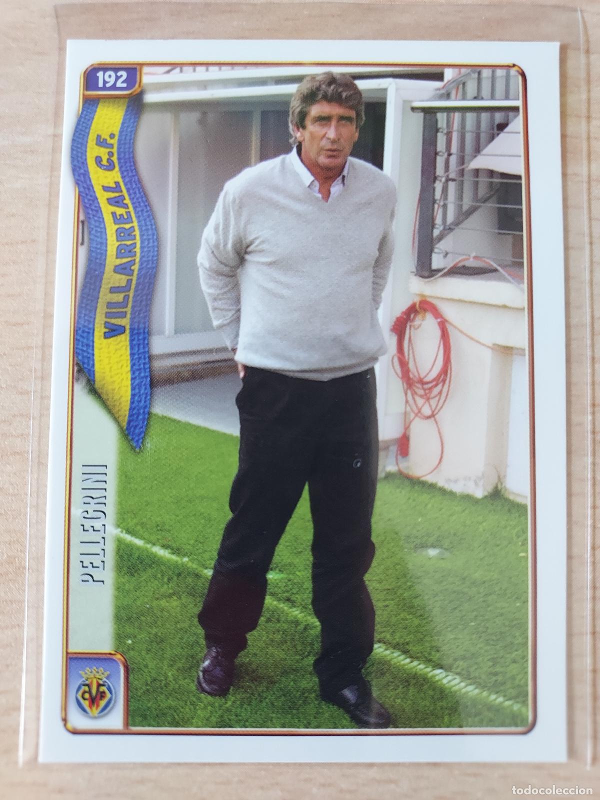 Cromos de F&uacute;tbol: 2004-2005 - 192 PELLEGRINI - VILLARREAL CF - MUNDICROMO