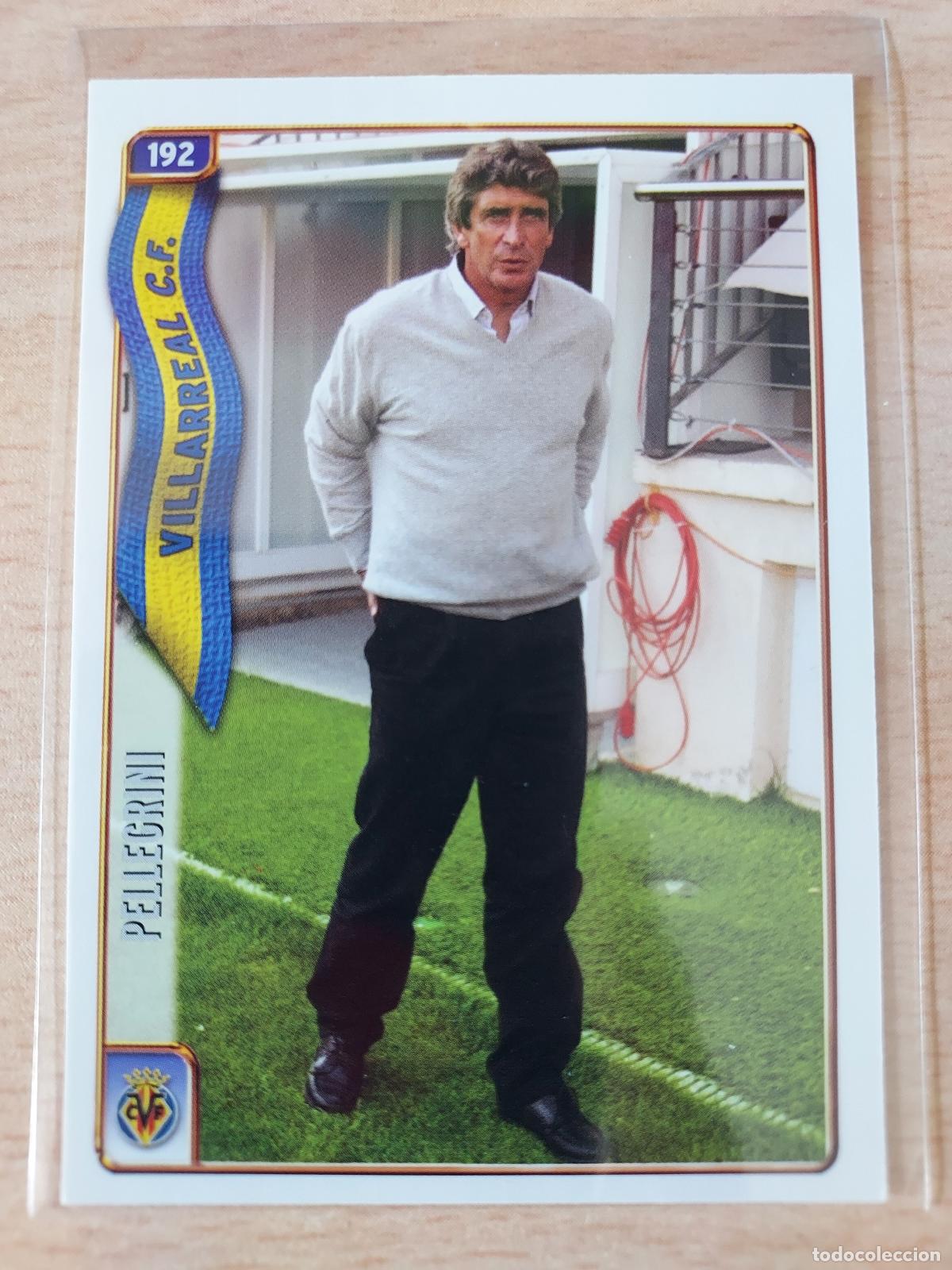 Cromos de F&uacute;tbol: 2004-2005 - 192 PELLEGRINI - VILLARREAL CF - MUNDICROMO