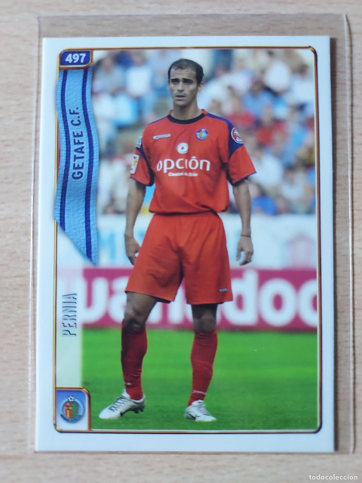 Cromos de F&uacute;tbol: 2004-2005 - 497 PERNIA - GETAFE CF - MUNDICROMO