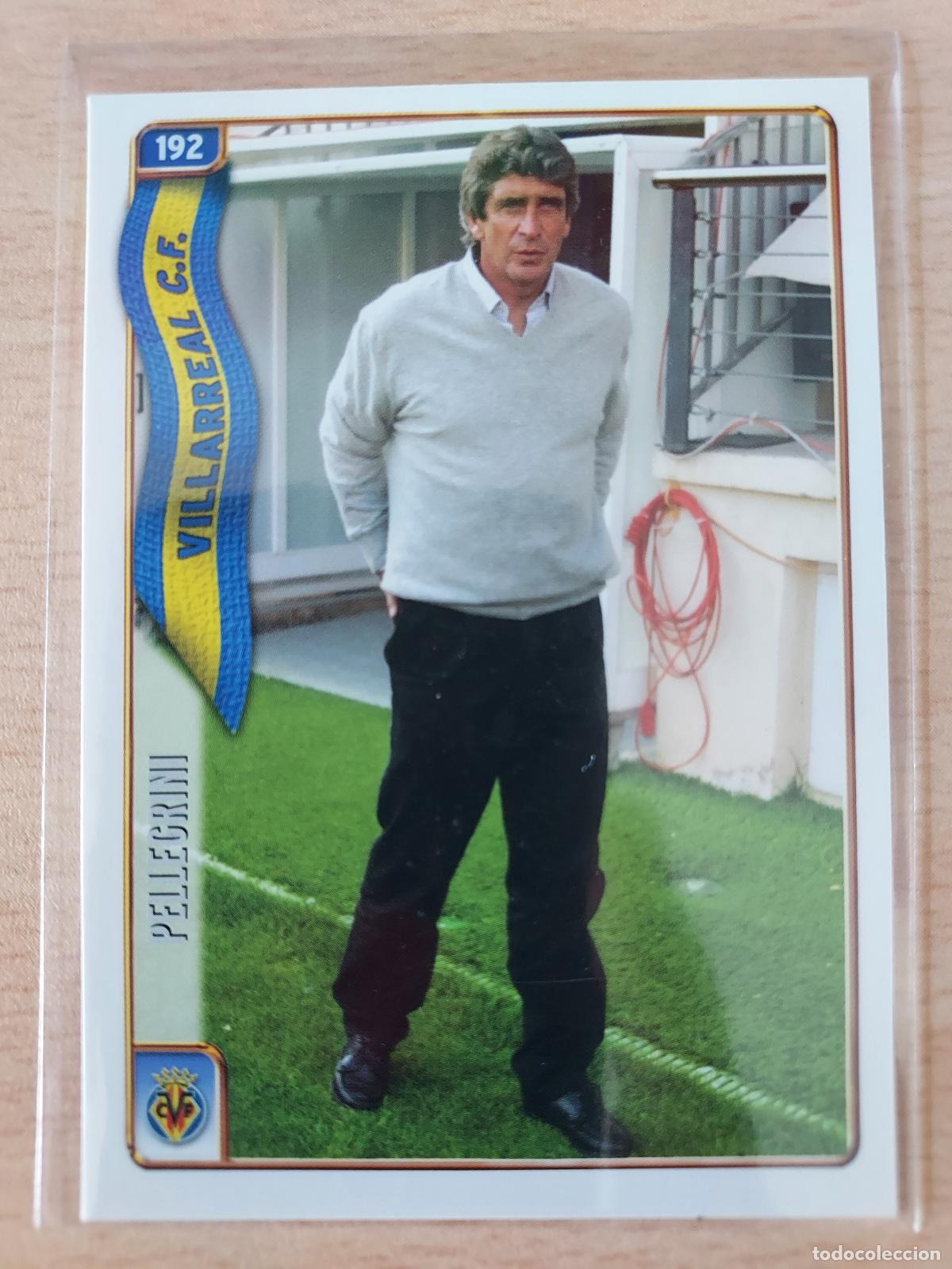Cromos de F&uacute;tbol: 2004-2005 - 192 PELLEGRINI - VILLARREAL CF - MUNDICROMO