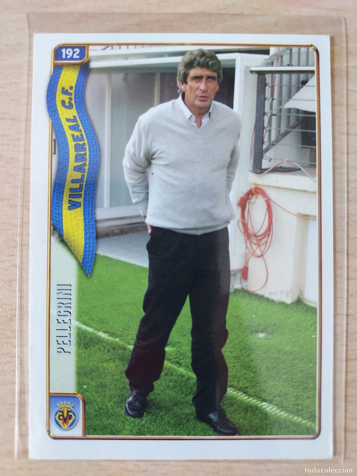 Cromos de F&uacute;tbol: 2004-2005 - 192 PELLEGRINI - VILLARREAL CF - MUNDICROMO