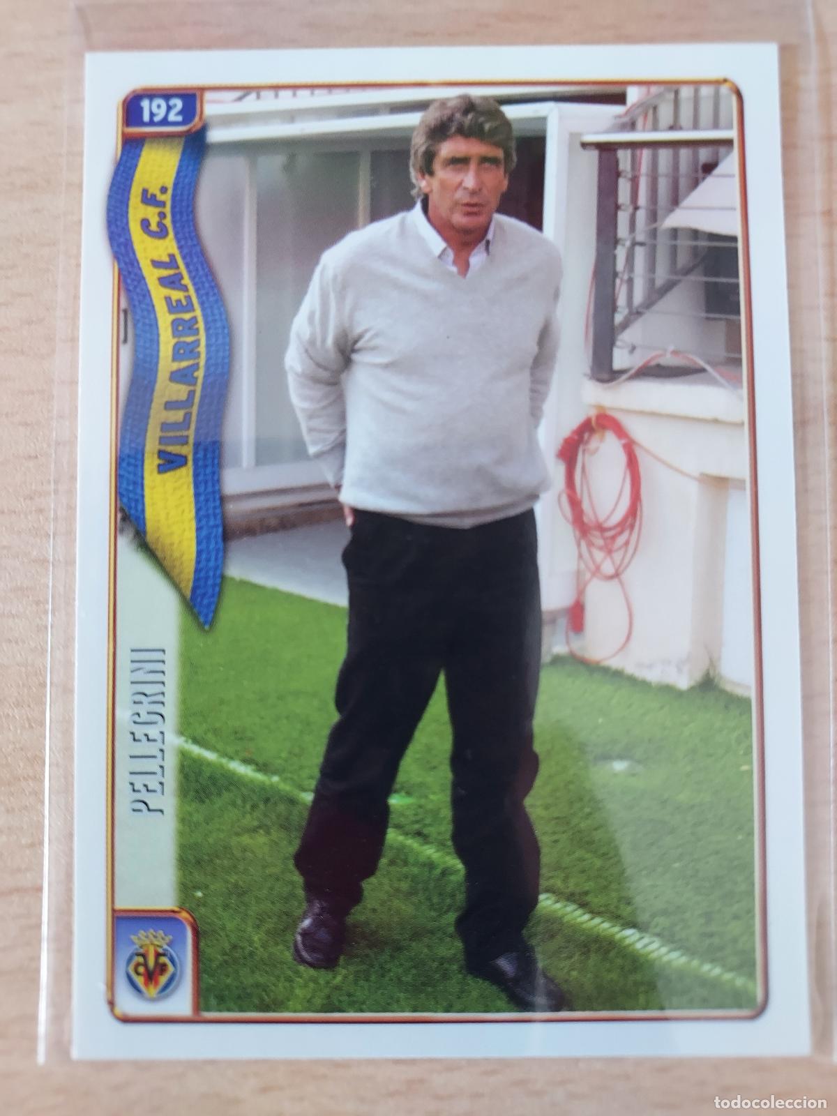 Cromos de F&uacute;tbol: 2004-2005 - 192 PELLEGRINI - VILLARREAL CF - MUNDICROMO