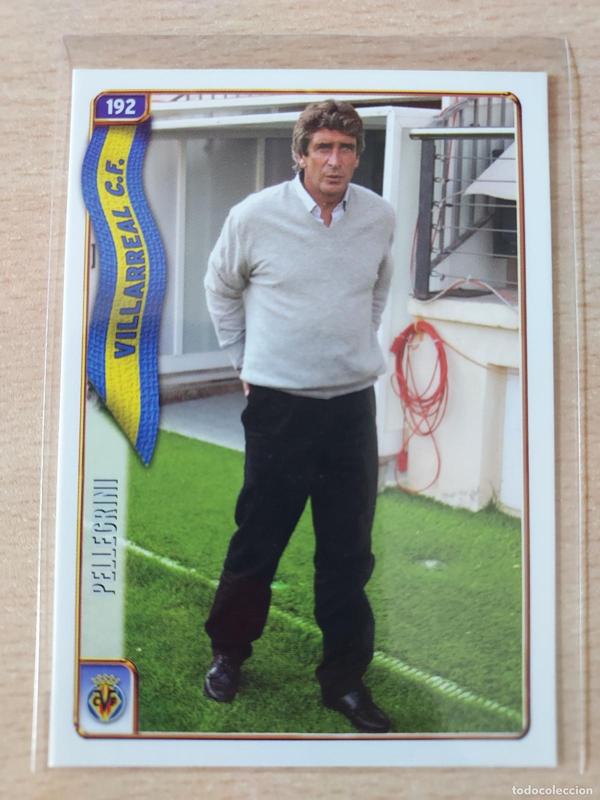 Cromos de F&uacute;tbol: 2004-2005 - 192 PELLEGRINI - VILLARREAL CF - MUNDICROMO