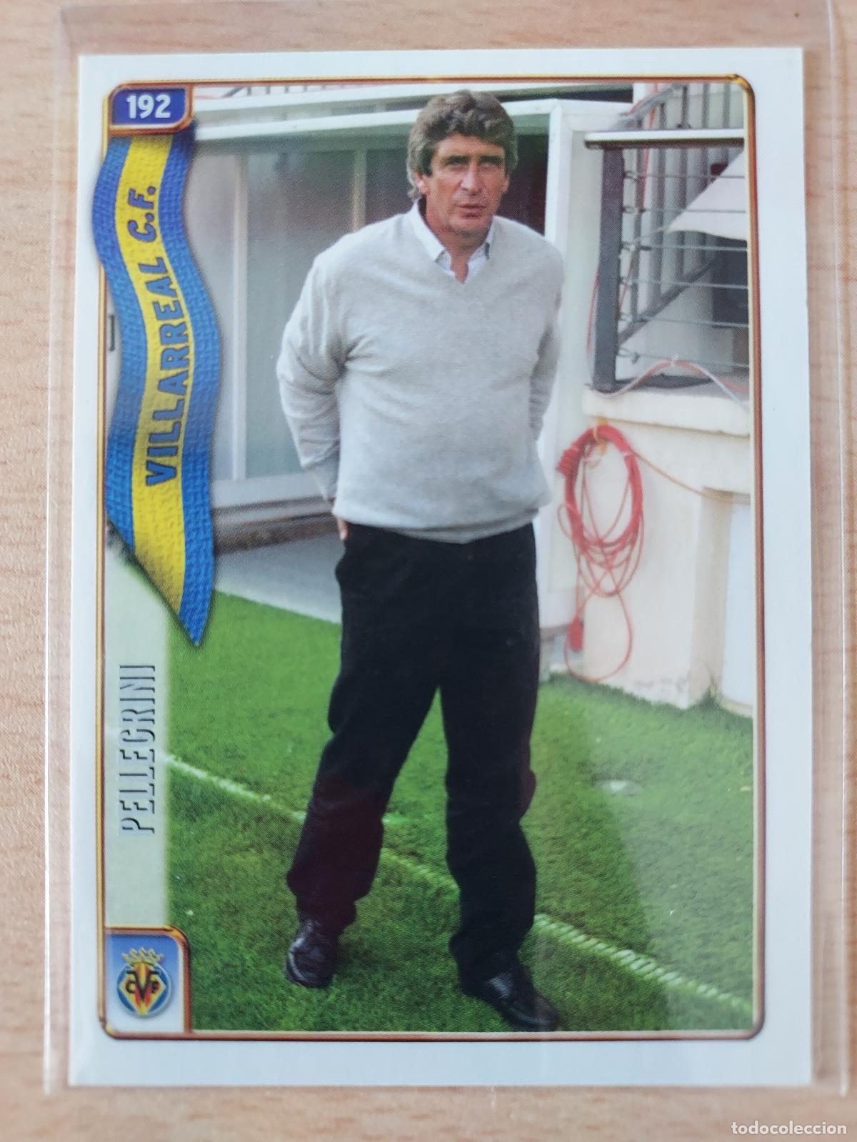 Cromos de F&uacute;tbol: 2004-2005 - 192 PELLEGRINI - VILLARREAL CF - MUNDICROMO