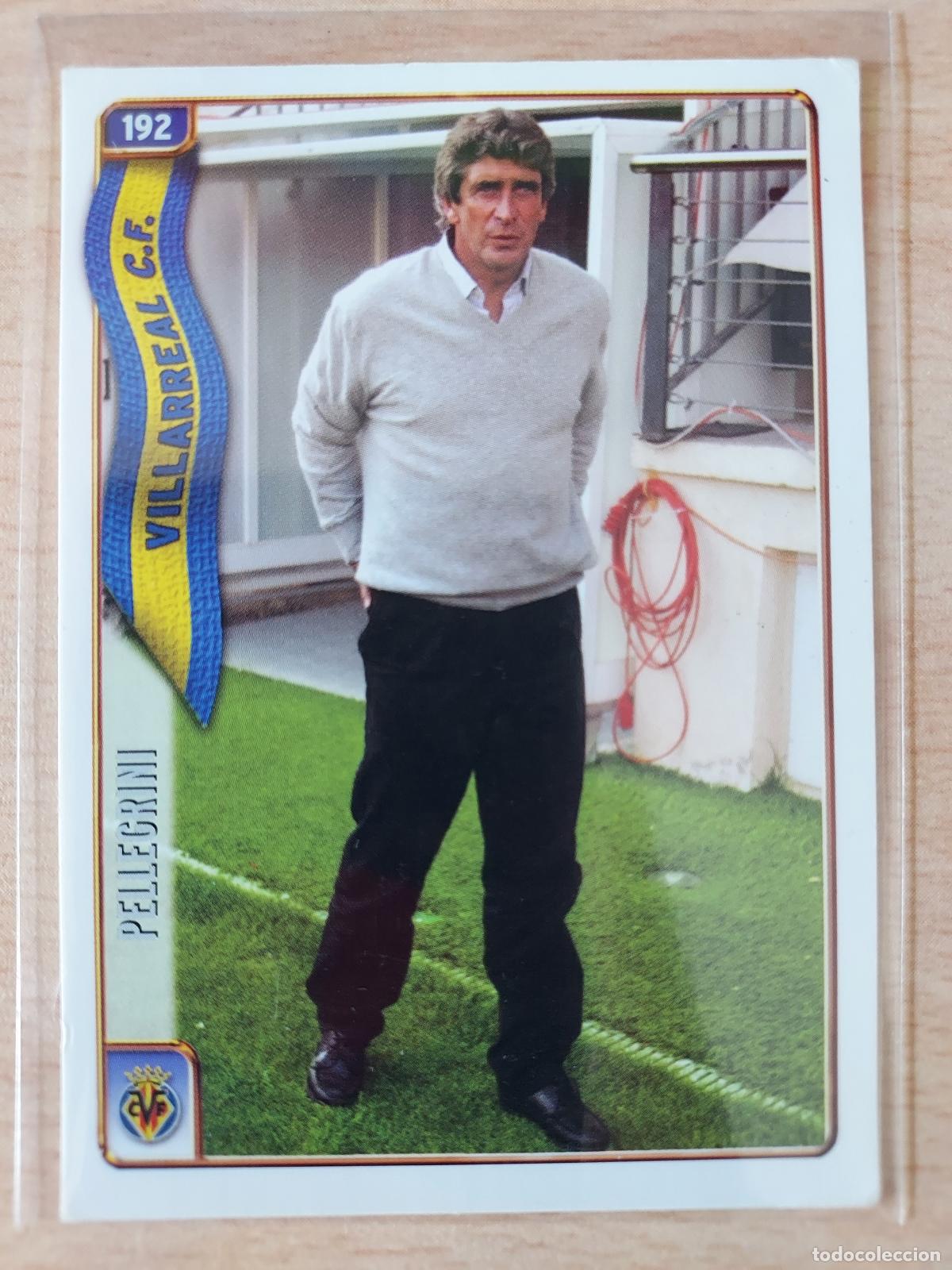 Cromos de F&uacute;tbol: 2004-2005 - 192 PELLEGRINI - VILLARREAL CF - MUNDICROMO