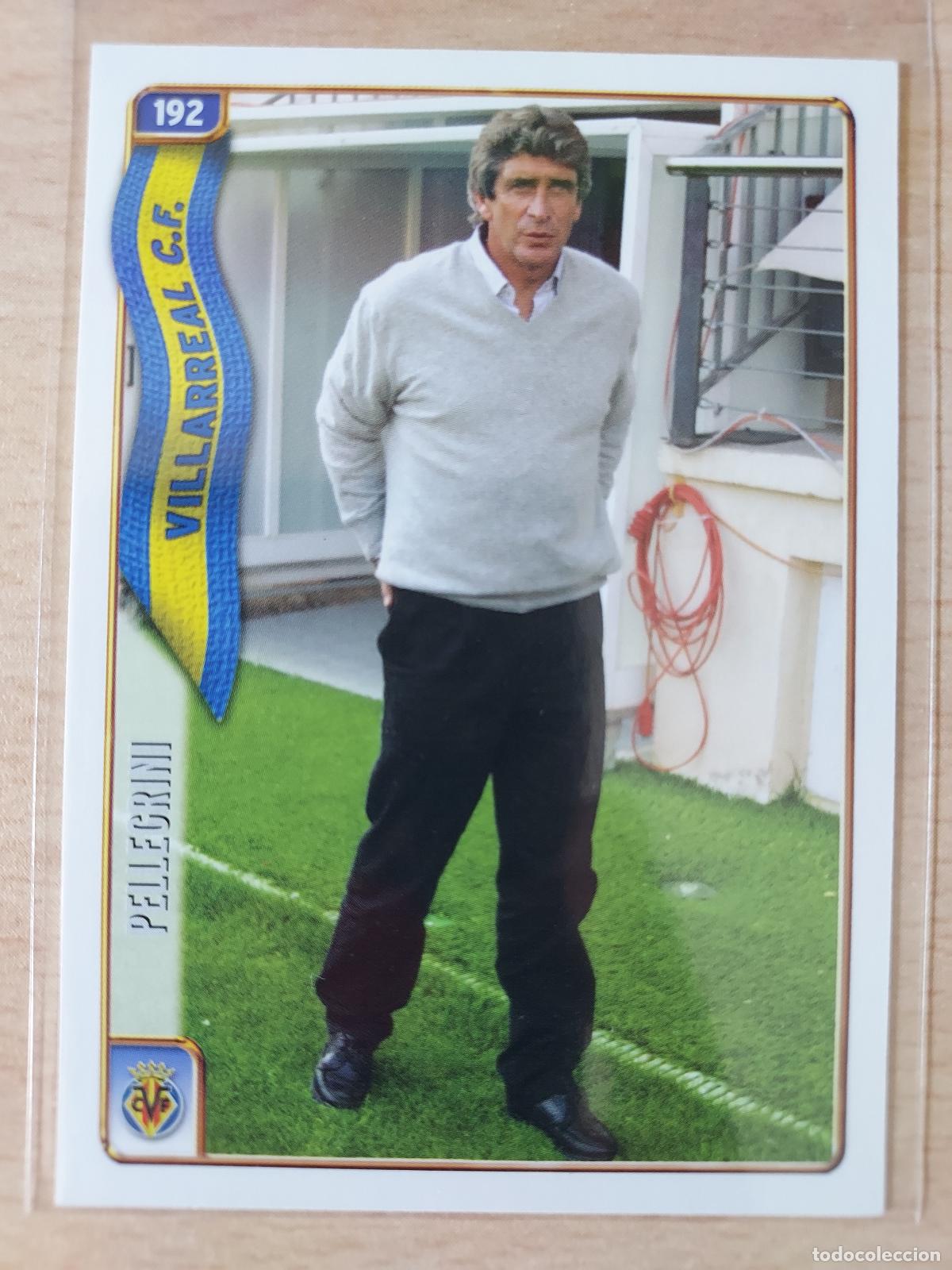 Cromos de F&uacute;tbol: 2004-2005 - 192 PELLEGRINI - VILLARREAL CF - MUNDICROMO